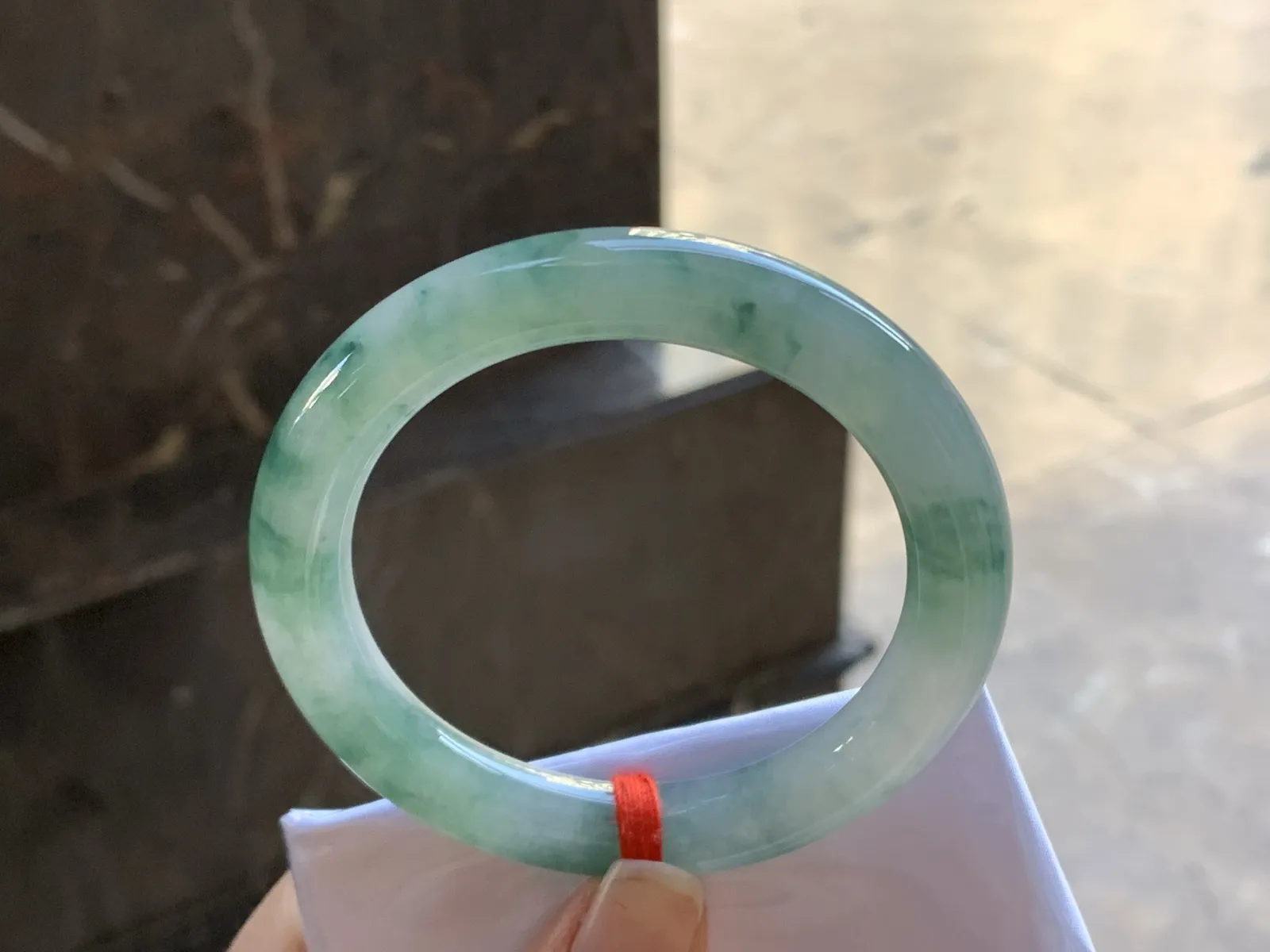 53-10.

蓝花圆条手镯^_^飘花鲜艳