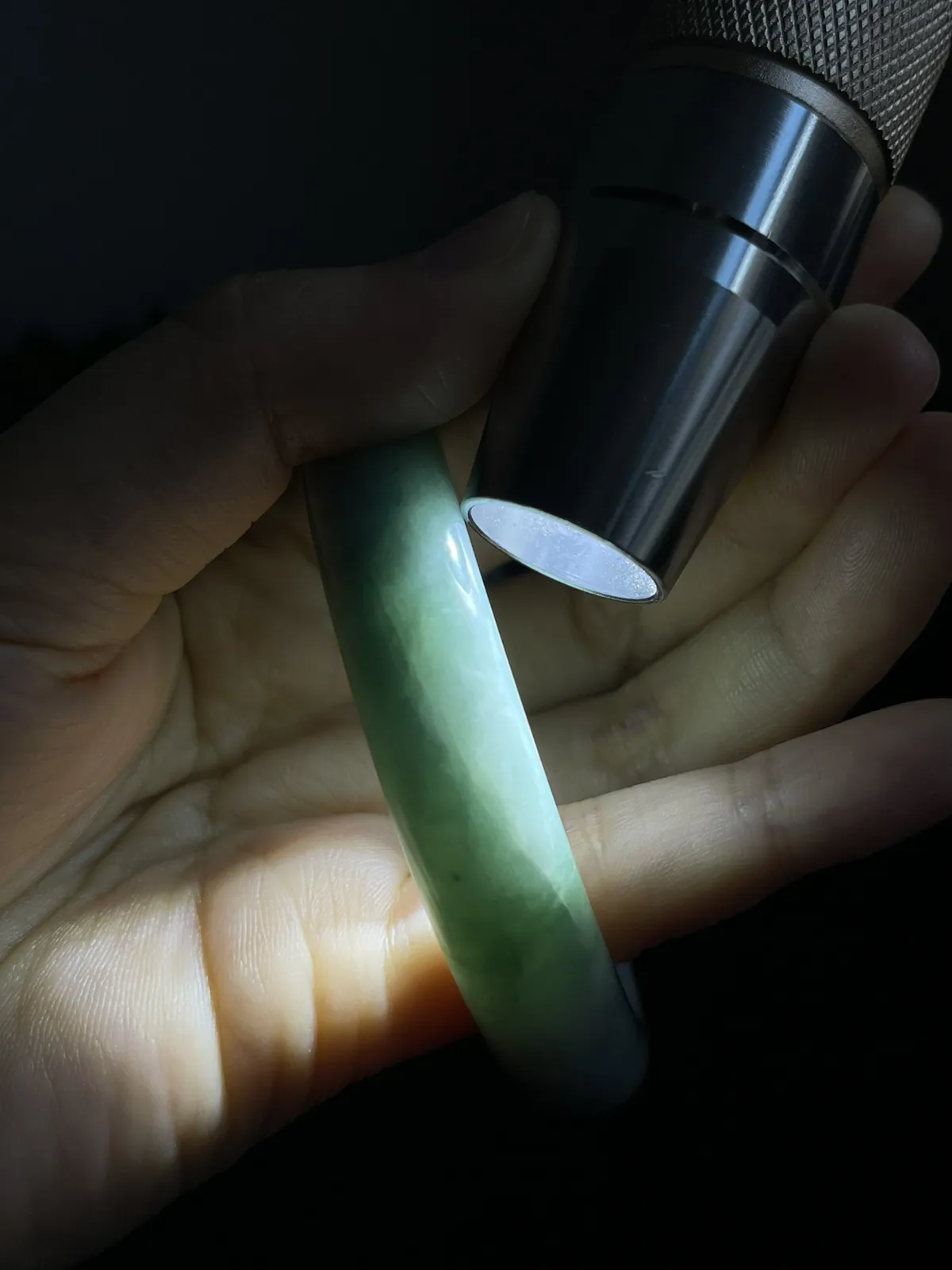 正圈58圈口，翡翠手镯