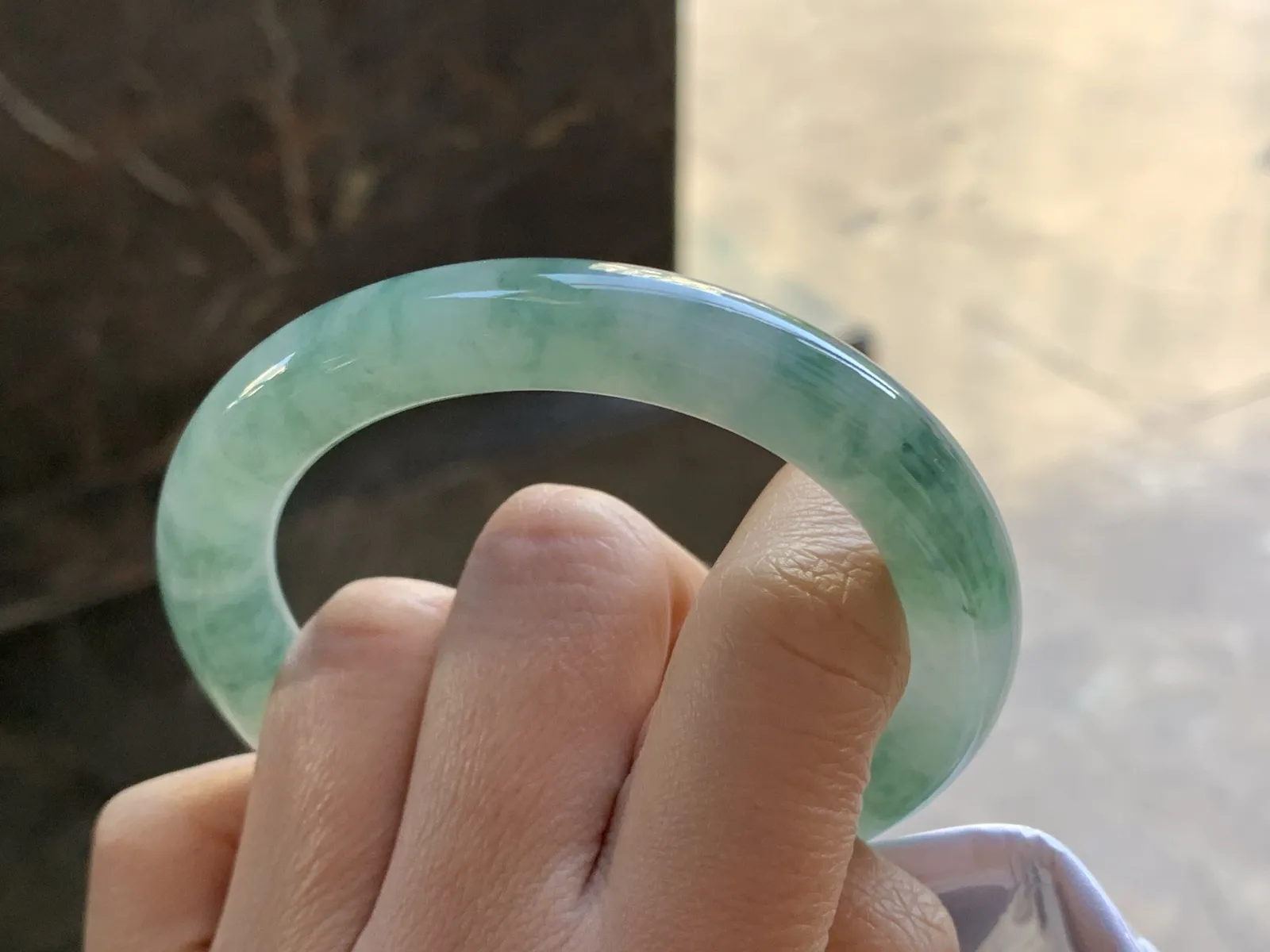 53-10.

蓝花圆条手镯^_^飘花鲜艳