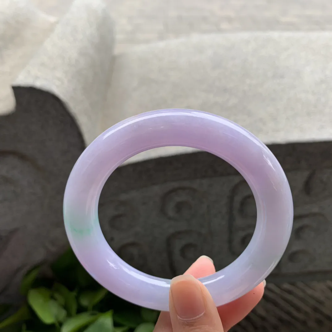 圈口56.8-11.3 【冰春彩圆条手镯】圆条56 57可戴