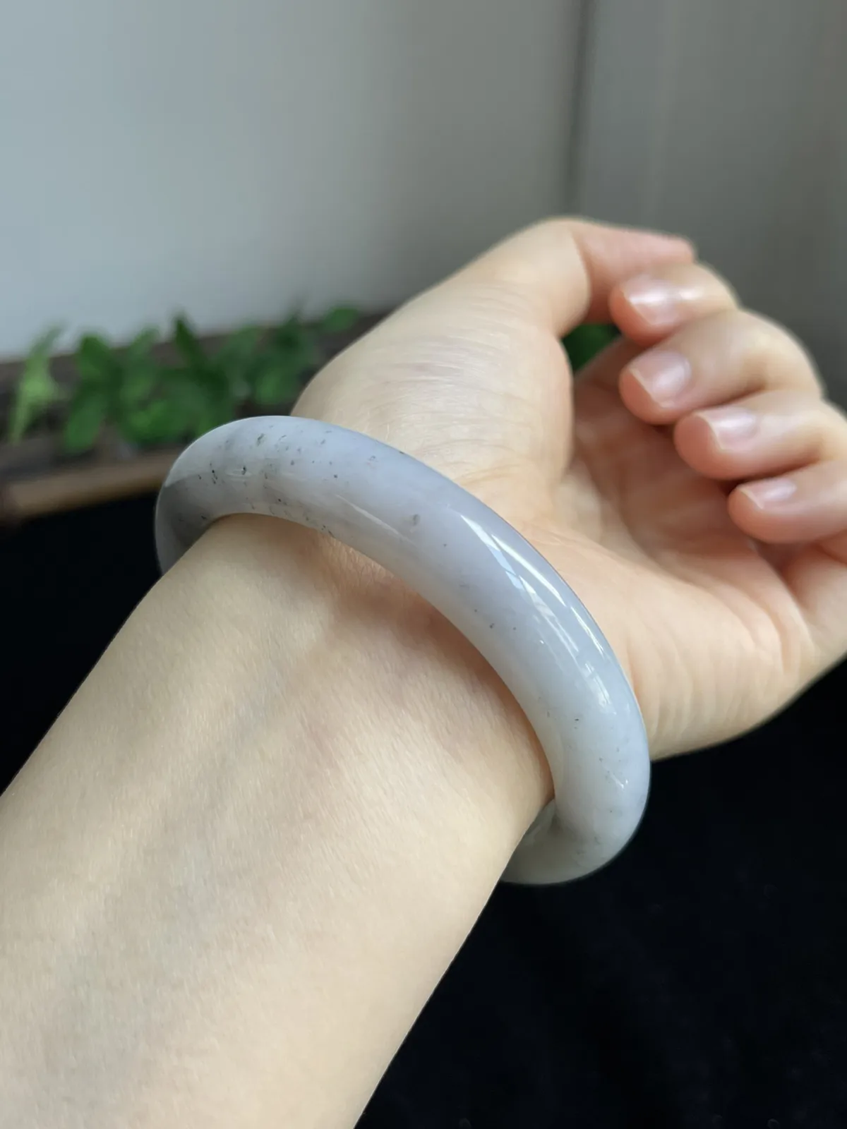 正圈57.4圈口，翡翠手镯