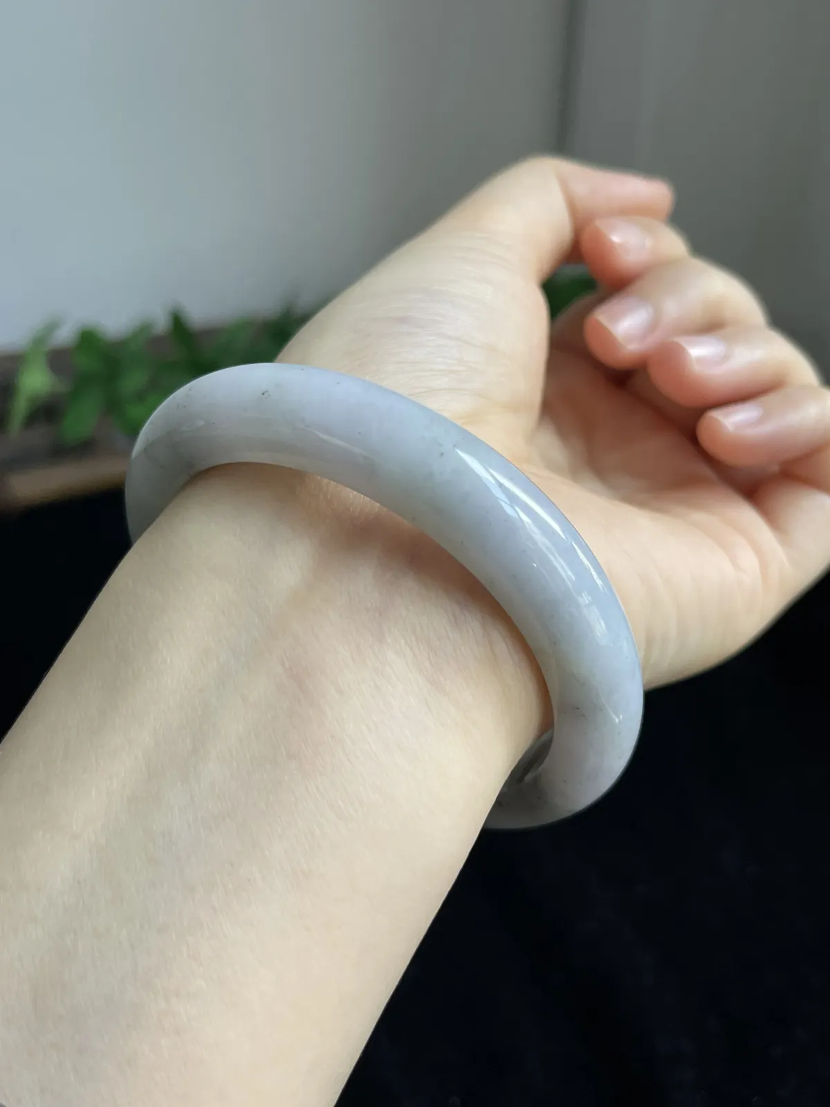 正圈57.4圈口，翡翠手镯