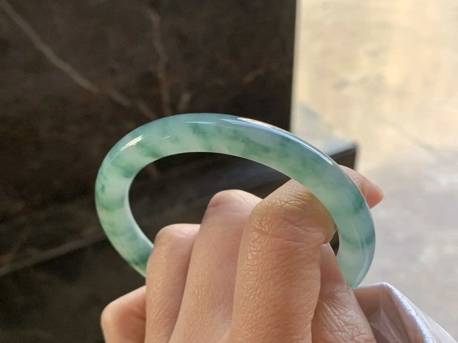 54.5-8.4

蓝花圆条手镯^_^飘花灵韵