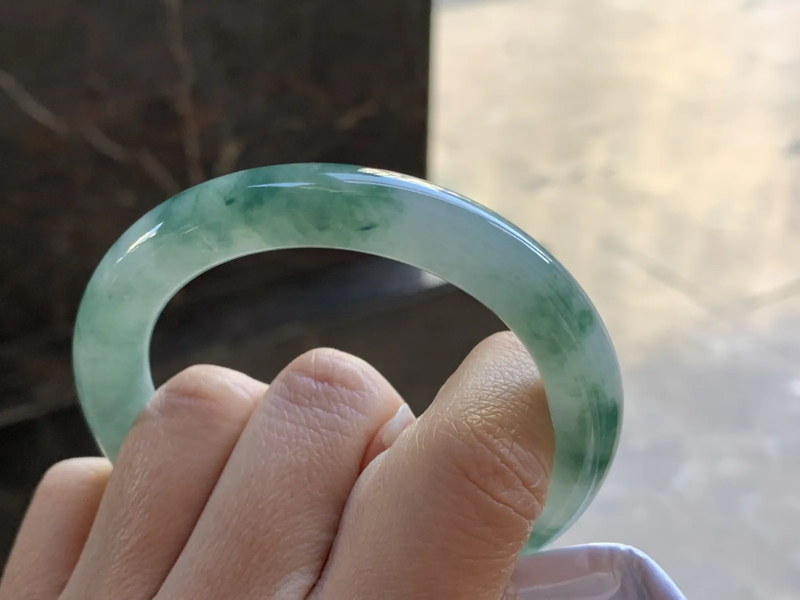 53-10.

蓝花圆条手镯^_^飘花鲜艳