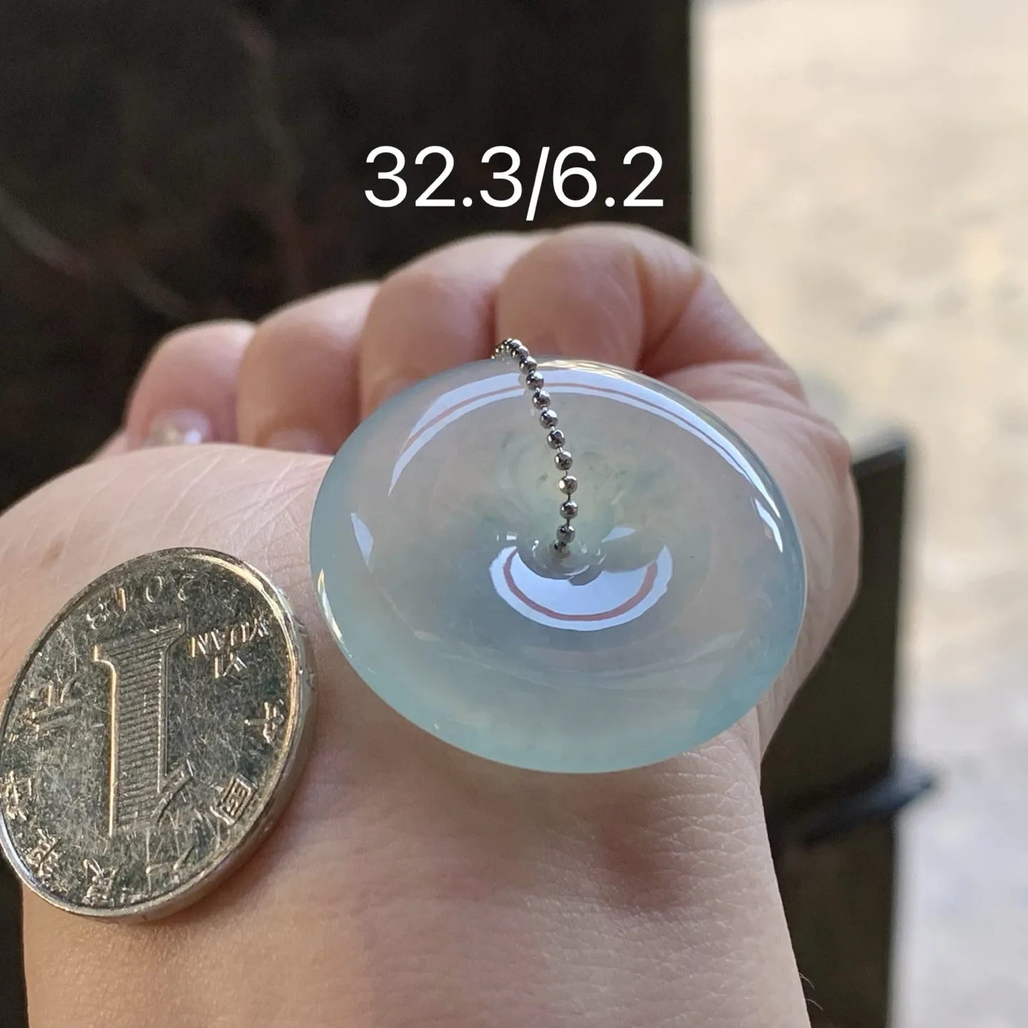 冰种平安扣
种水优秀