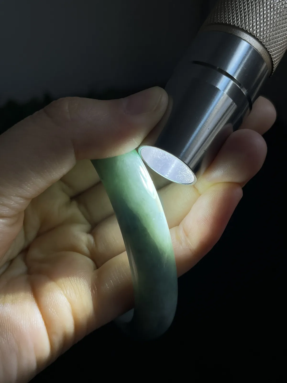 正圈58圈口，翡翠手镯