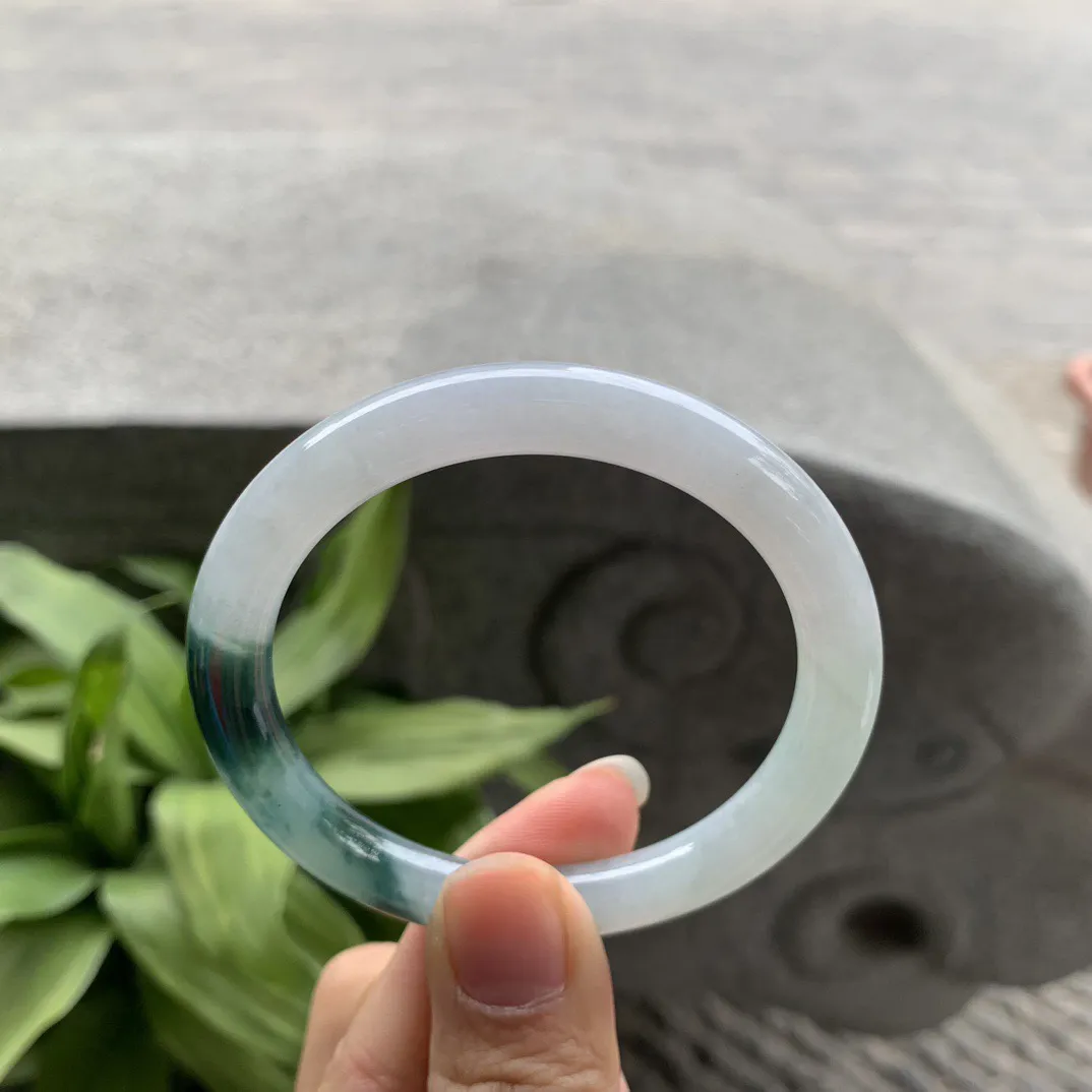 小圈口52.3-7.7 【飘花圆条手镯】圆条52 53可戴