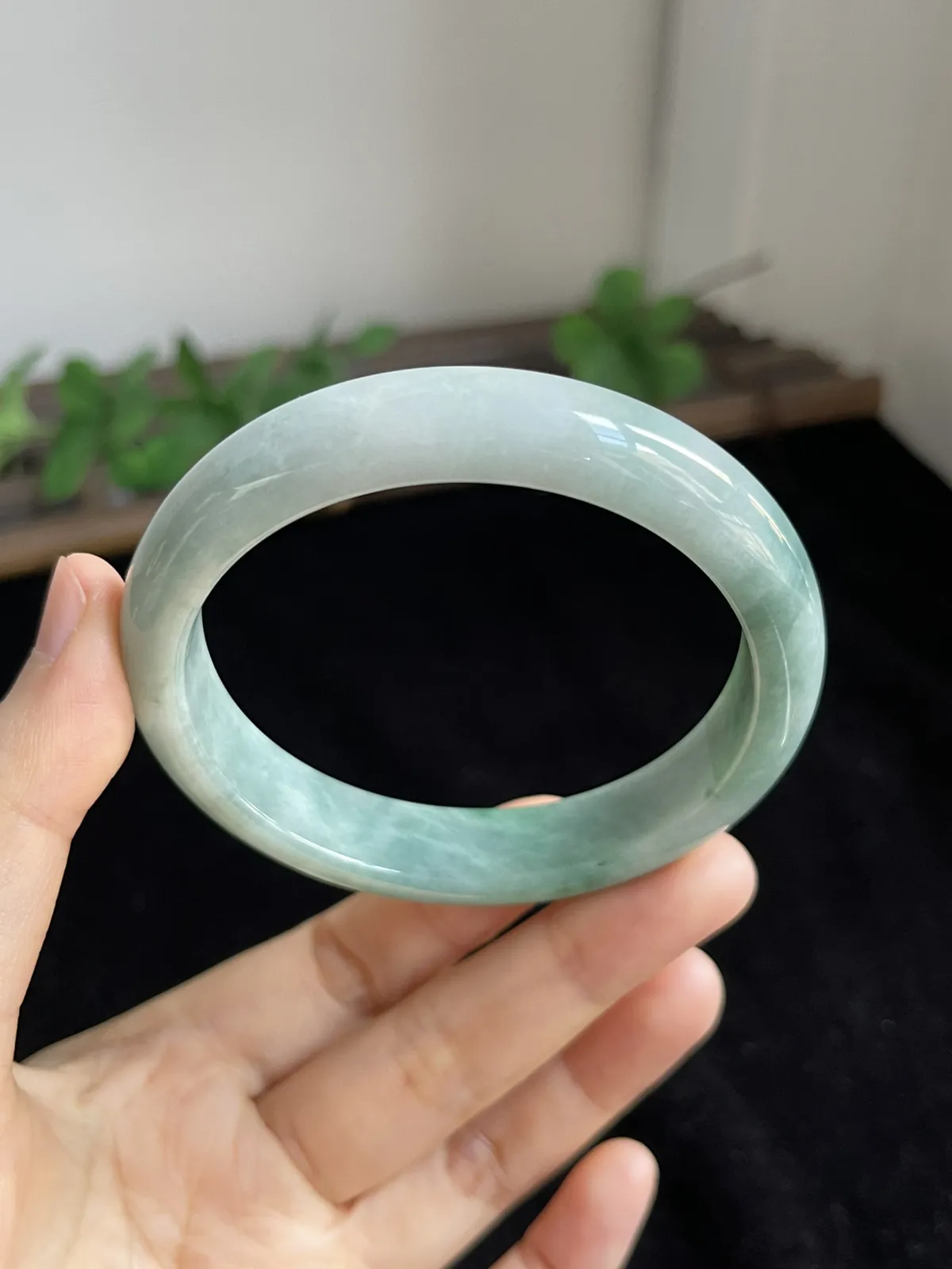 正圈58圈口，翡翠手镯