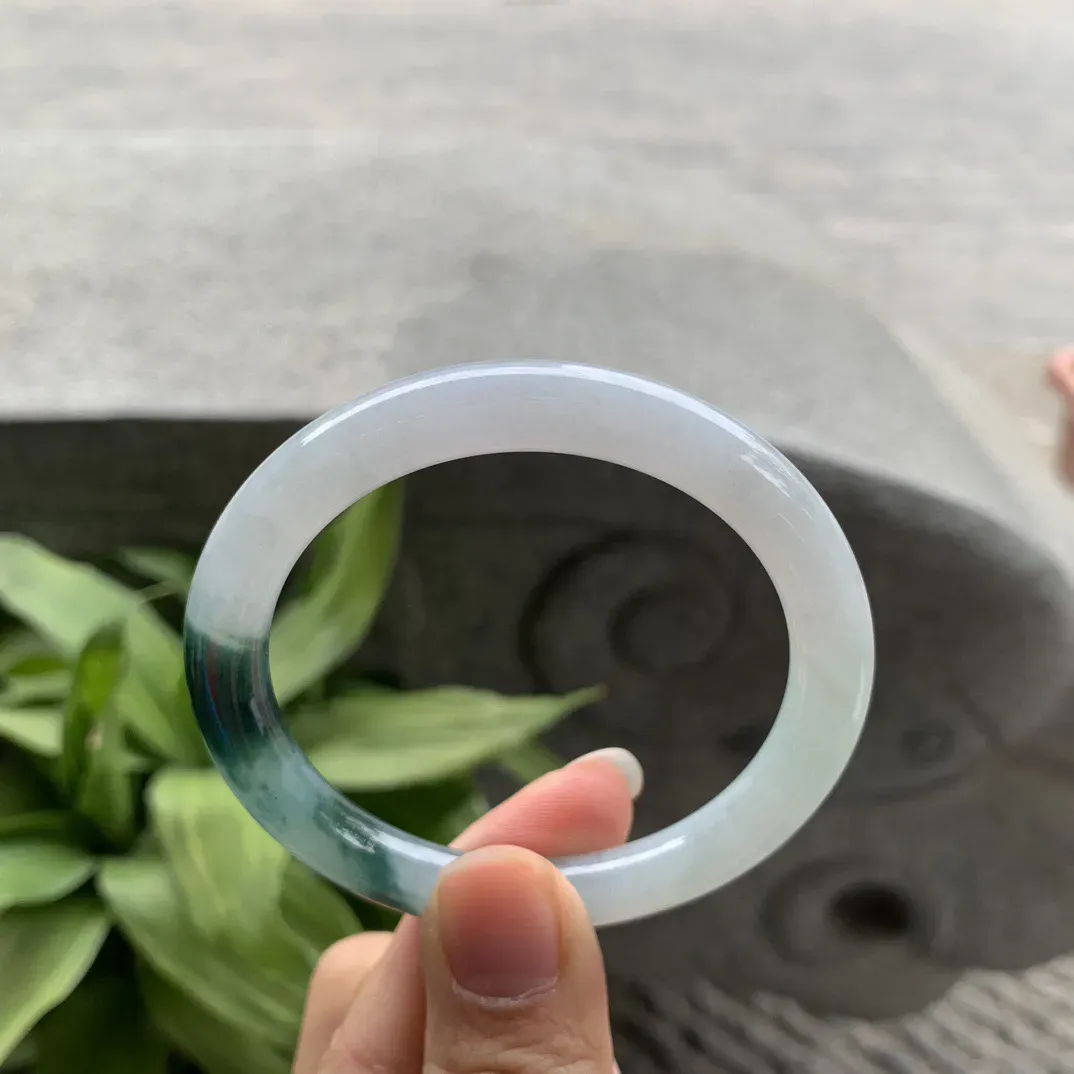 小圈口52.3-7.7 【飘花圆条手镯】圆条52 53可戴