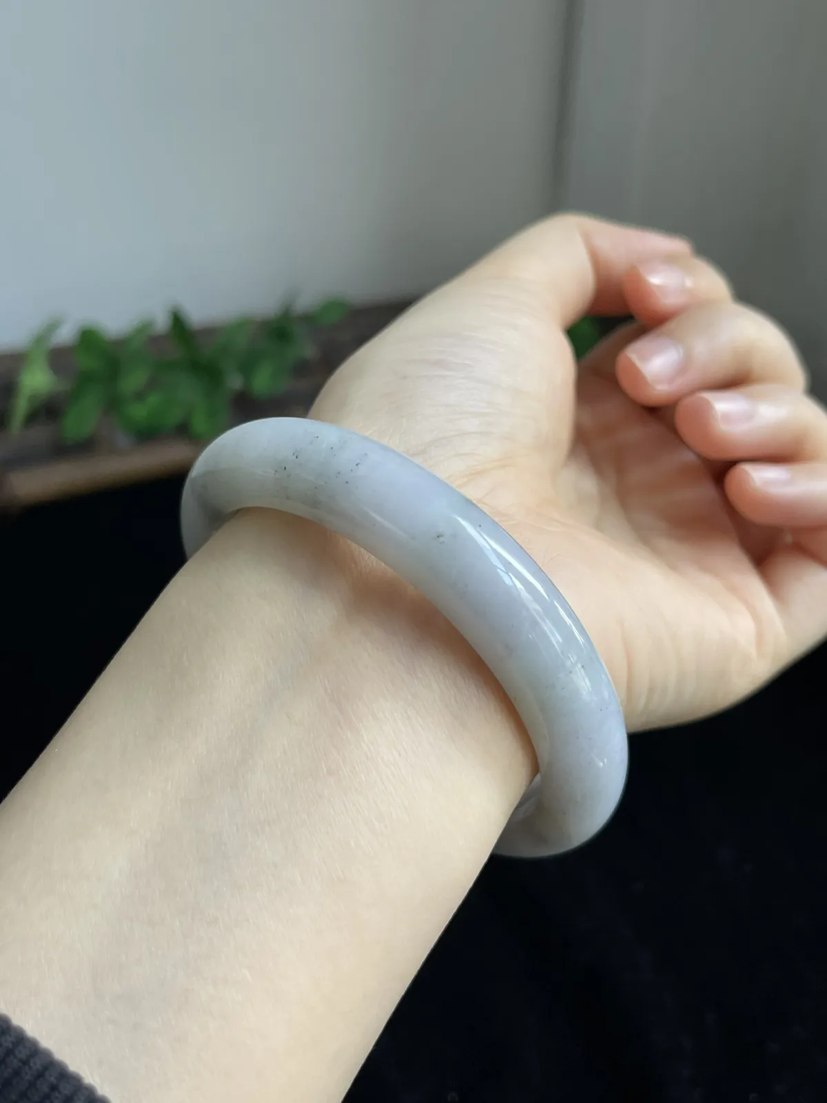 正圈57.4圈口，翡翠手镯