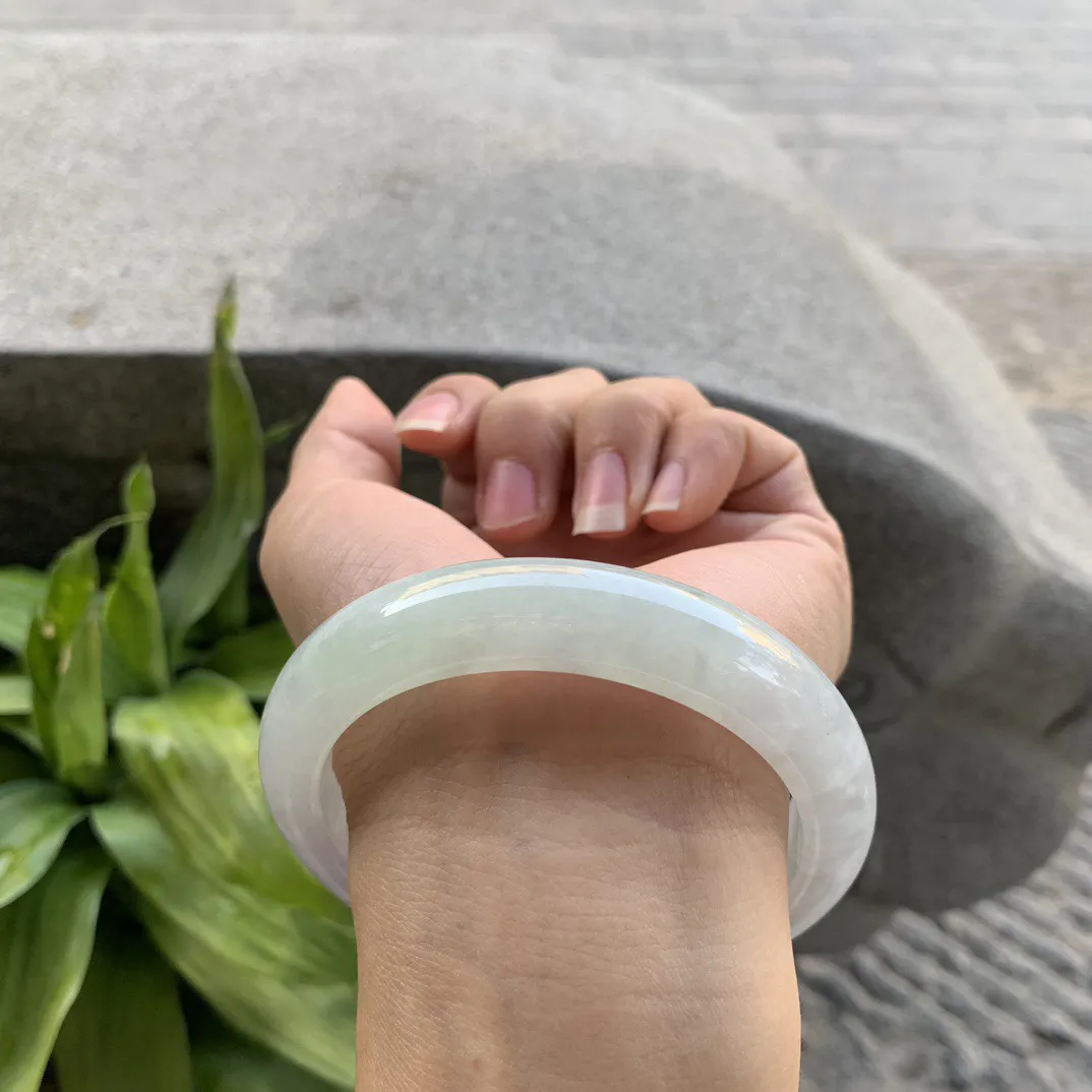 大圈口59.2-13-9.8 【冰粉紫正圈手镯】正圈59 60可戴