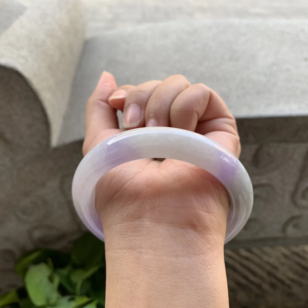 大圈口 58.7-11.7-9.5【紫罗兰正圈手镯】正圈58 59可戴