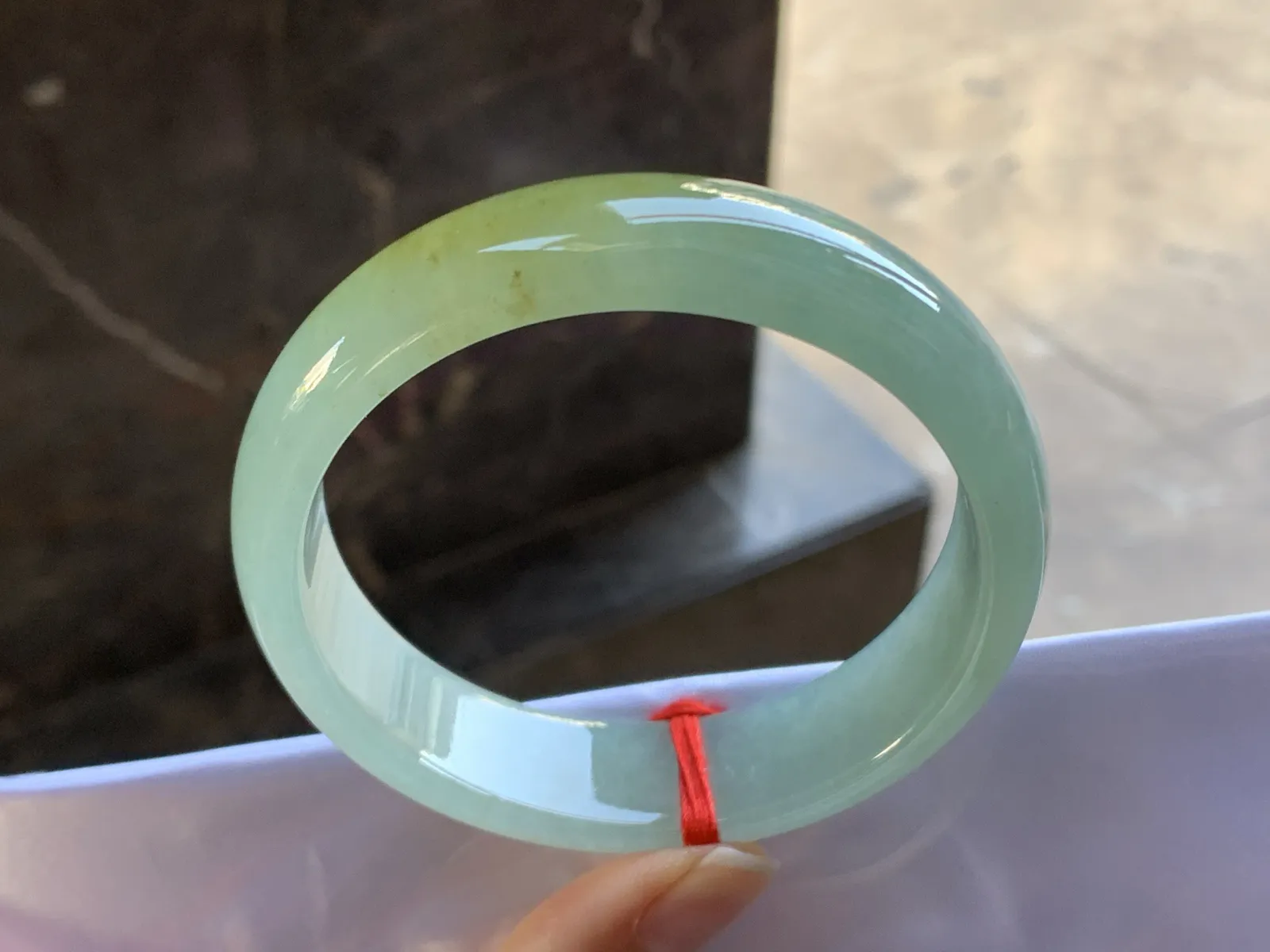 60-16.2-7.5

冰黄宽版手镯^_^水润冰透