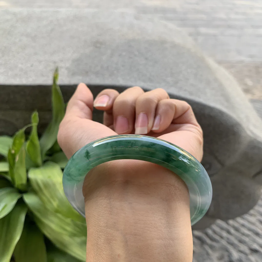 圈口55.4-11 【春彩圆条手镯】圆条55 56可戴