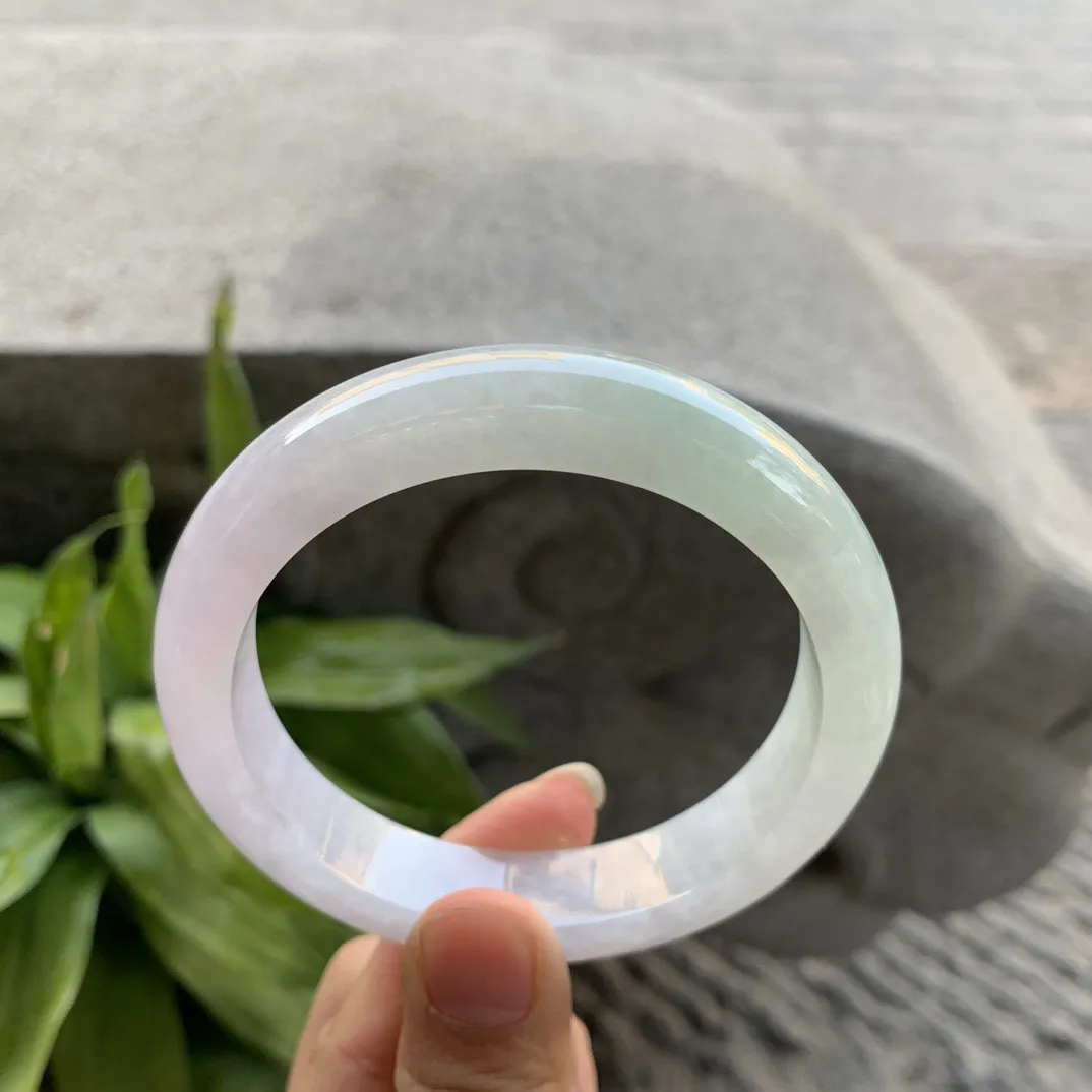 大圈口59.2-13-9.8 【冰粉紫正圈手镯】正圈59 60可戴