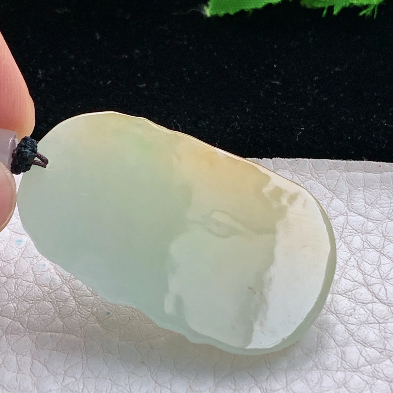 cys实拍48*29.3*10.5缅甸翡翠精雕冰双彩霸气龙牌 龙行天下玉吊坠