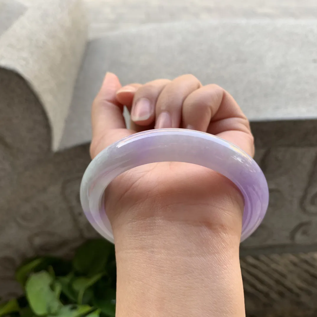 大圈口 58.7-11.7-9.5【紫罗兰正圈手镯】正圈58 59可戴