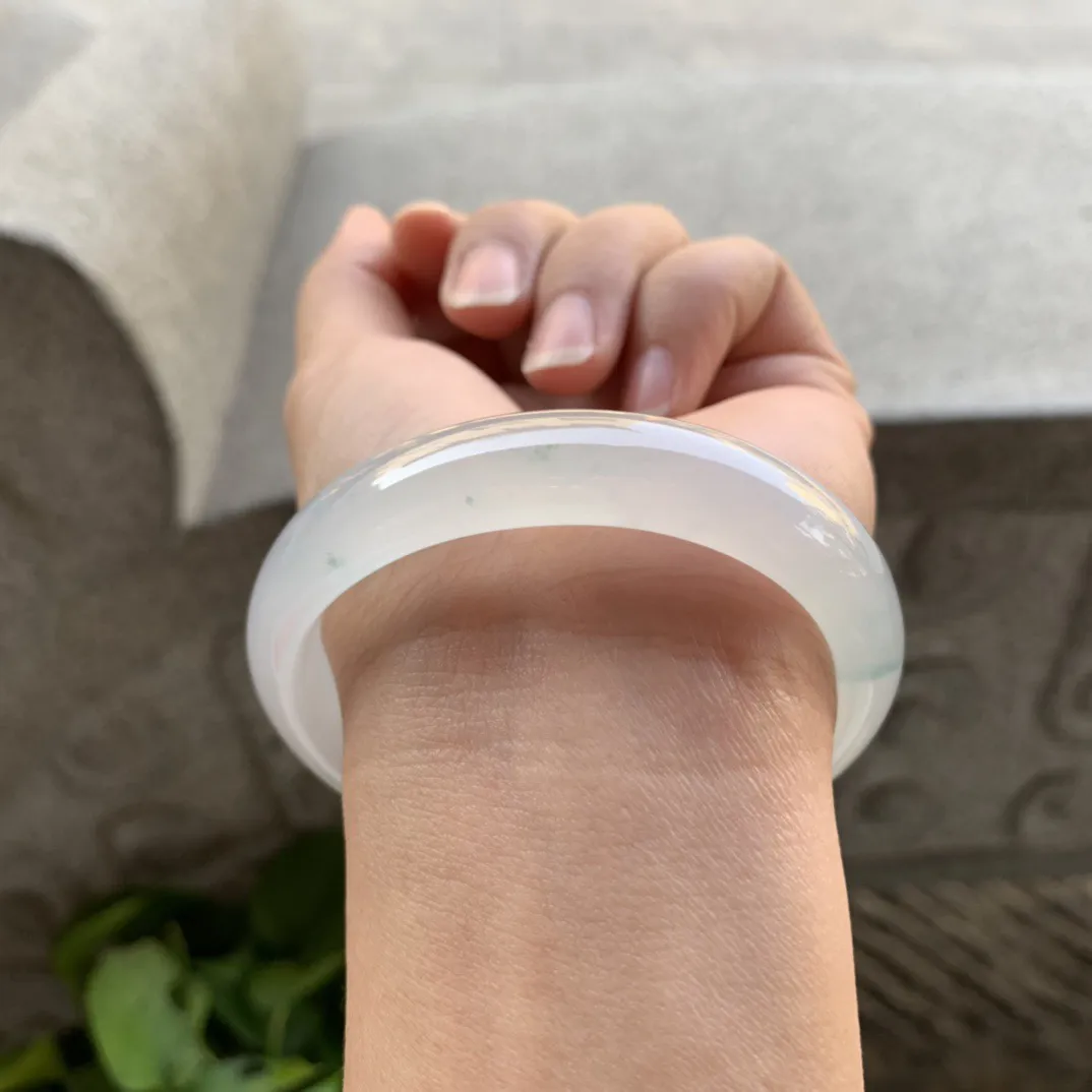 圈口55.1-47.6-13.1-7.1 【高冰贵妃手镯】贵妃55 56可戴