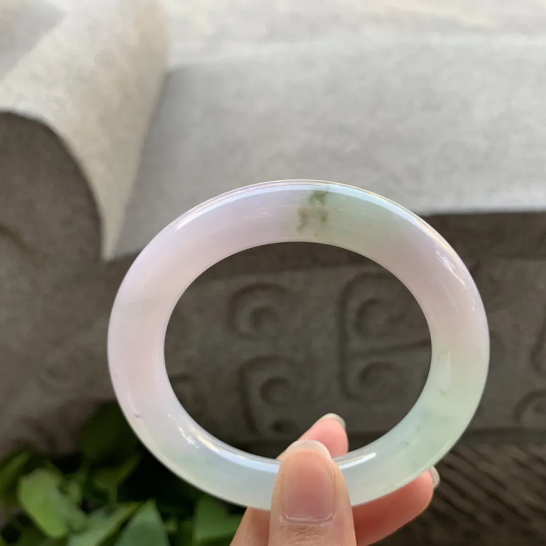 小圈口53.9-10.4 【冰春彩圆条手镯】圆条53 54可戴