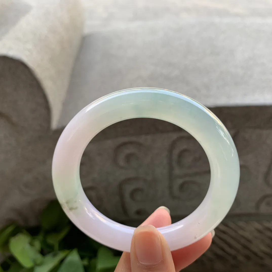 小圈口53.9-10.4 【冰春彩圆条手镯】圆条53 54可戴