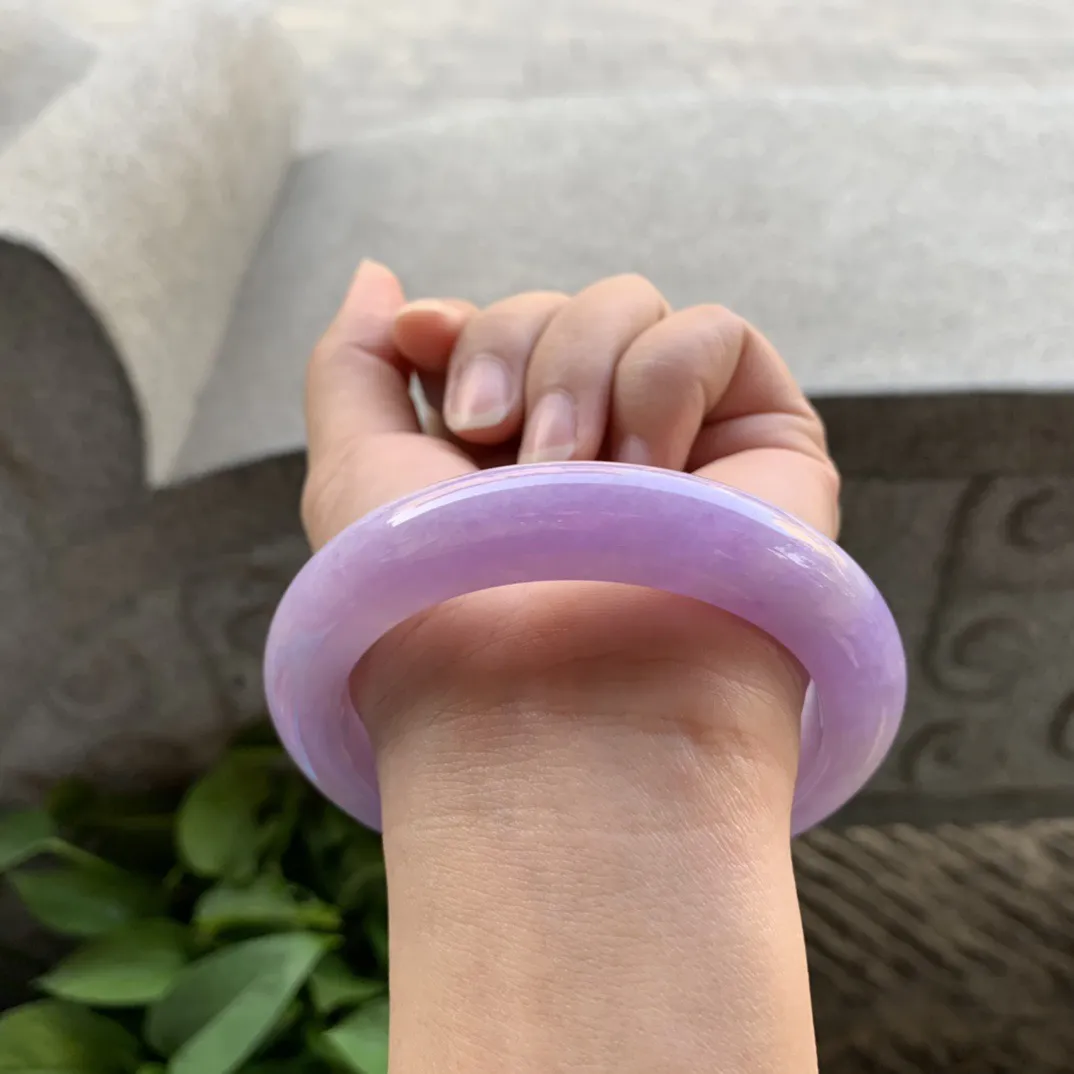 大圈口 60.7-12.4-10.6【满紫正圈手镯】正圈60 61可戴