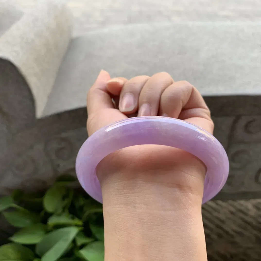 大圈口 60.7-12.4-10.6【满紫正圈手镯】正圈60 61可戴