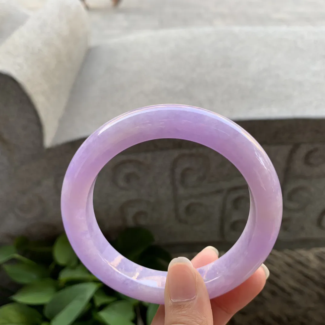 大圈口 60.7-12.4-10.6【满紫正圈手镯】正圈60 61可戴