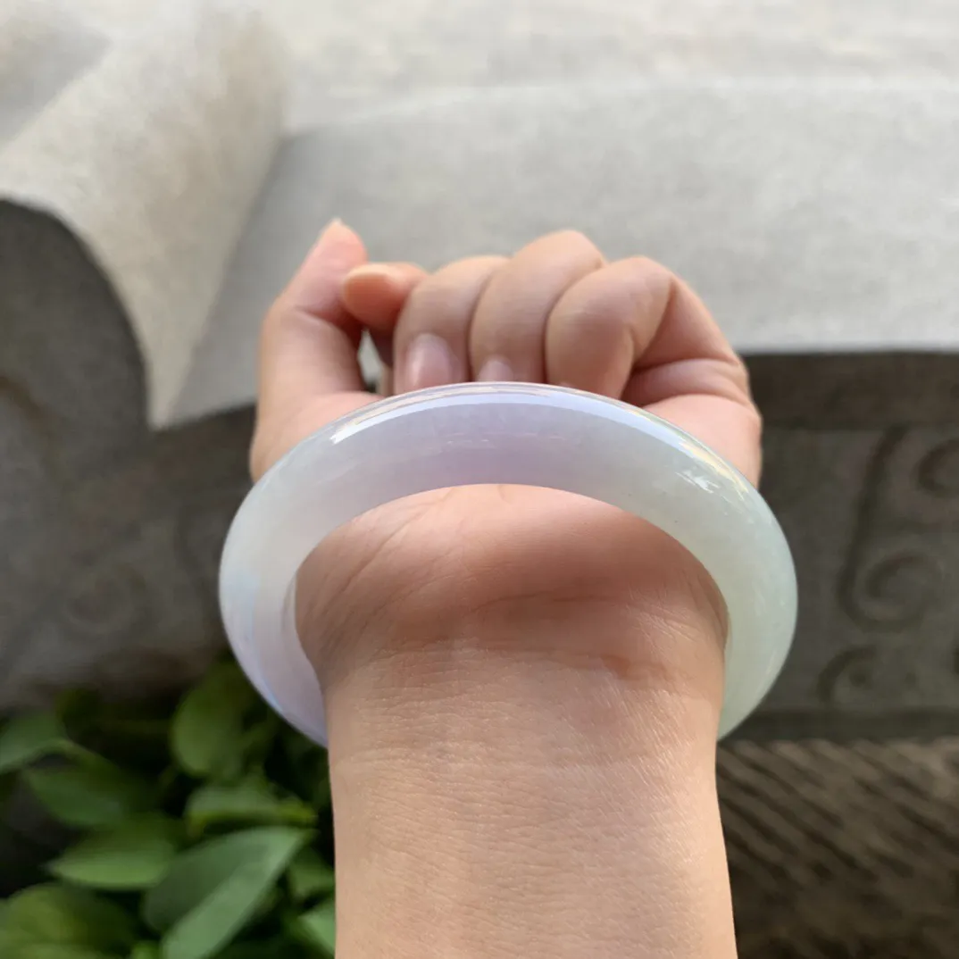 圈口 57.4-12.5-8.9【冰春彩正圈手镯】正圈57 58可戴