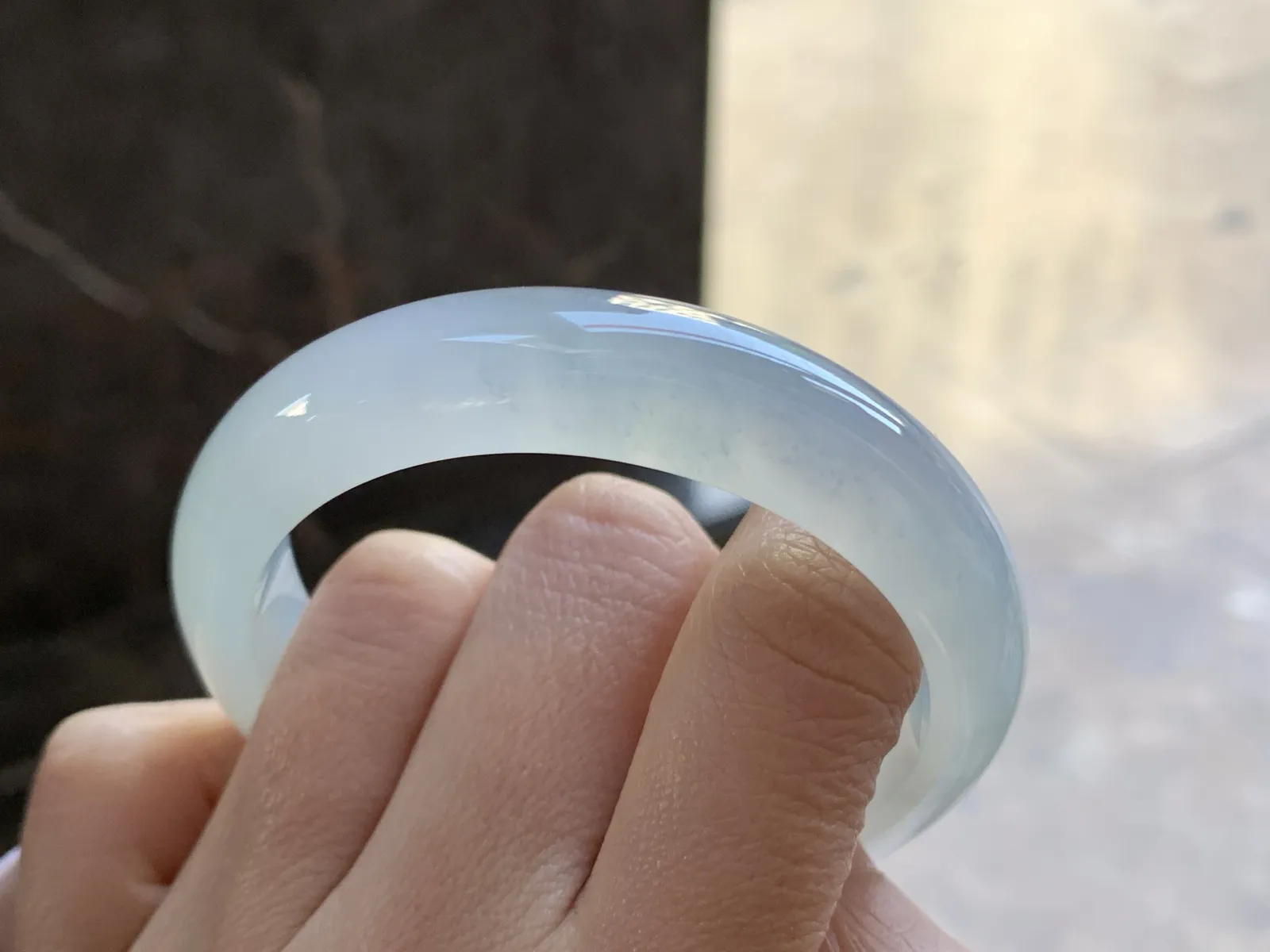 53-12.8-7.8

冰种手镯^_^白冰 种水清透