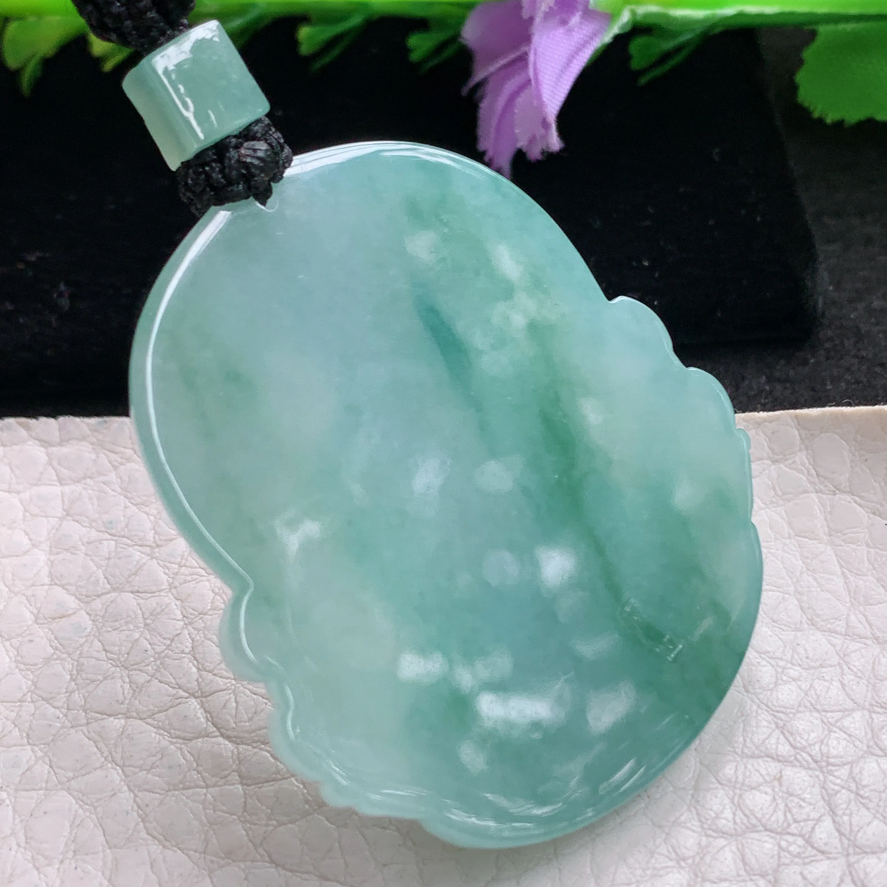 csy实拍48.3*42.6*8.2缅甸翡翠冰透大日如来吊坠 生肖守护神如来佛祖