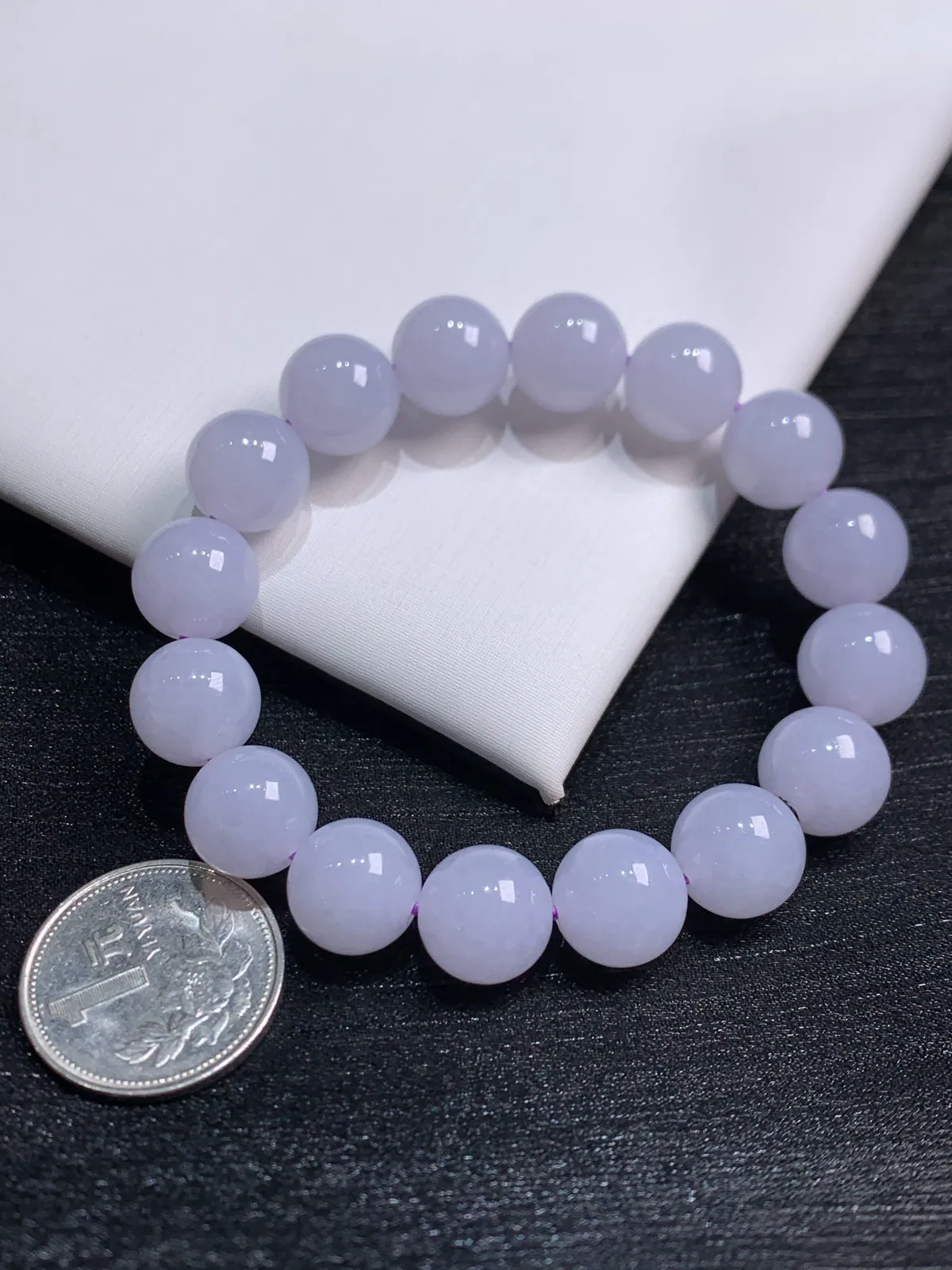 紫罗兰手串，上手超美~