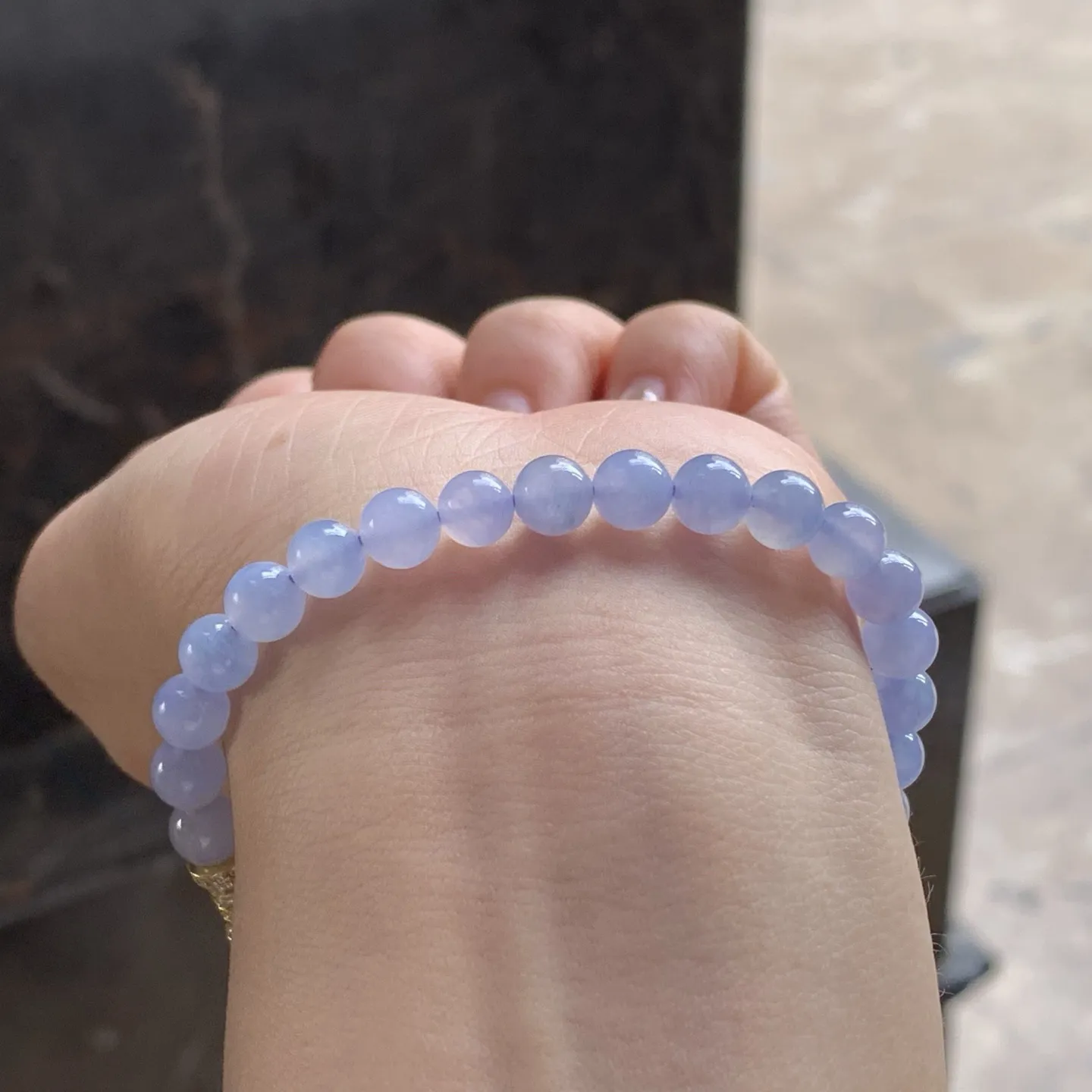 糯冰紫春手串
小清新～