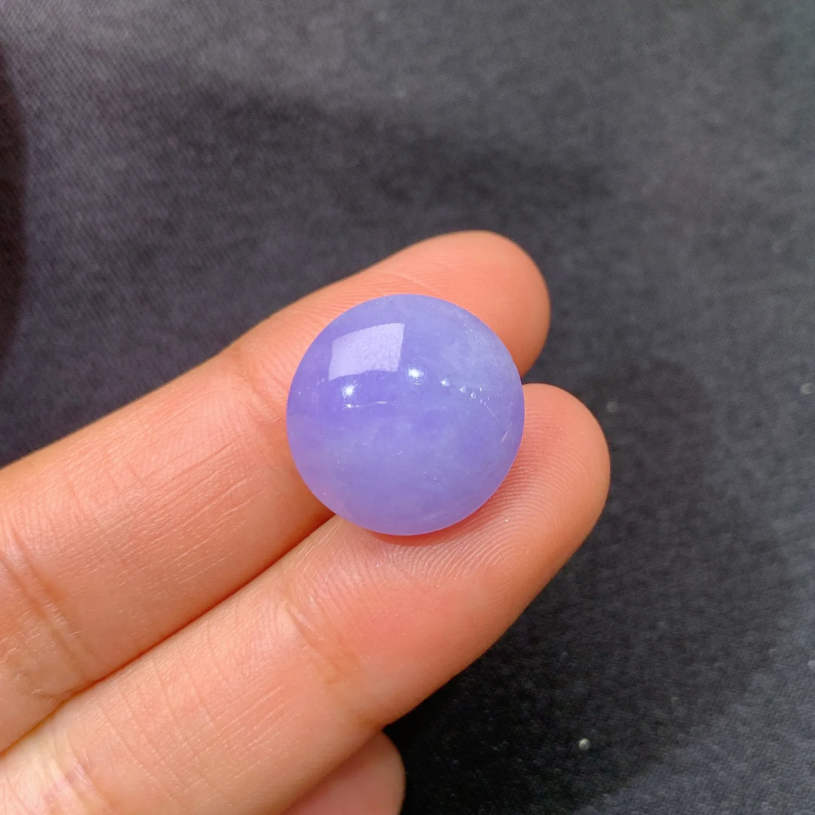 紫罗兰蛋面，镶嵌佳品，温润细腻，颜色浓郁，Xili 尺寸15.1*14.9*9.3