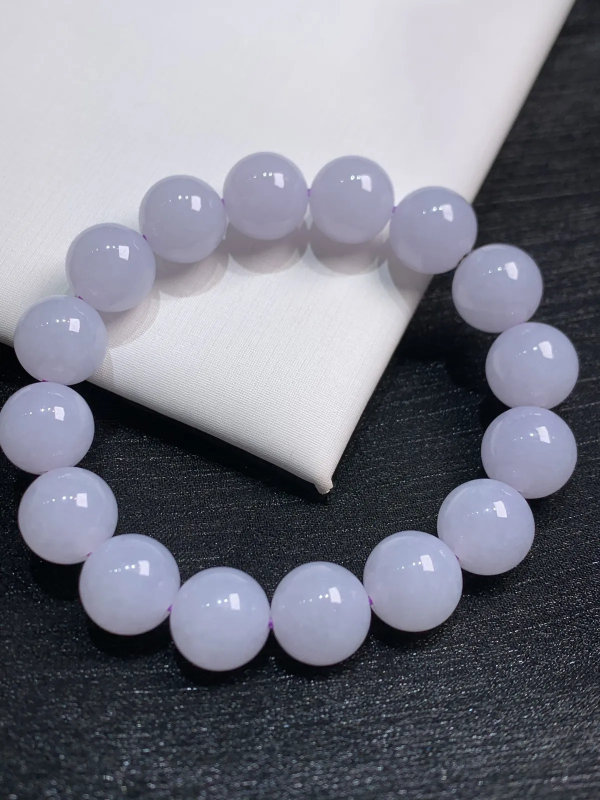 紫罗兰手串，上手超美~