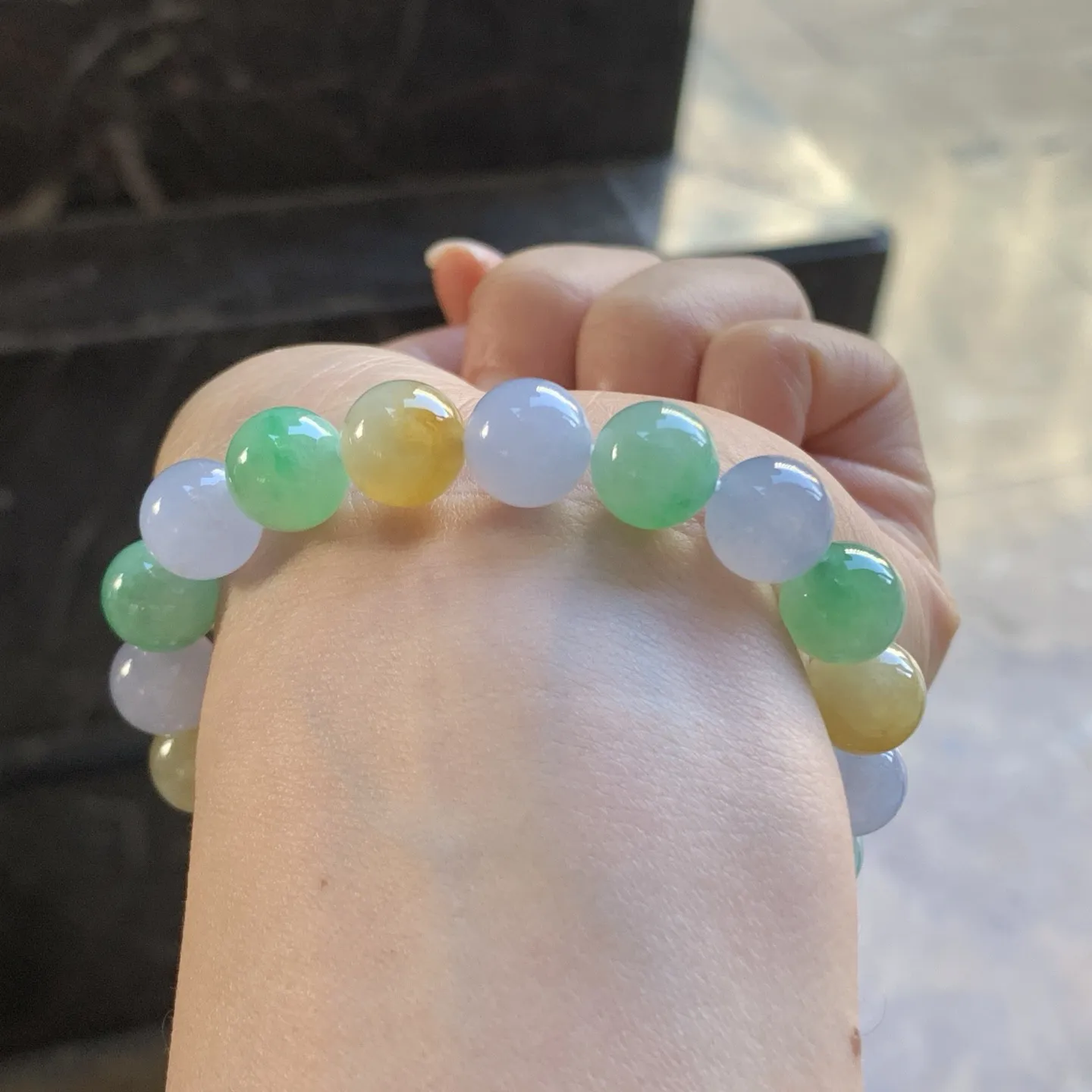 多彩糖果色手串^_^清新 细腻 水润