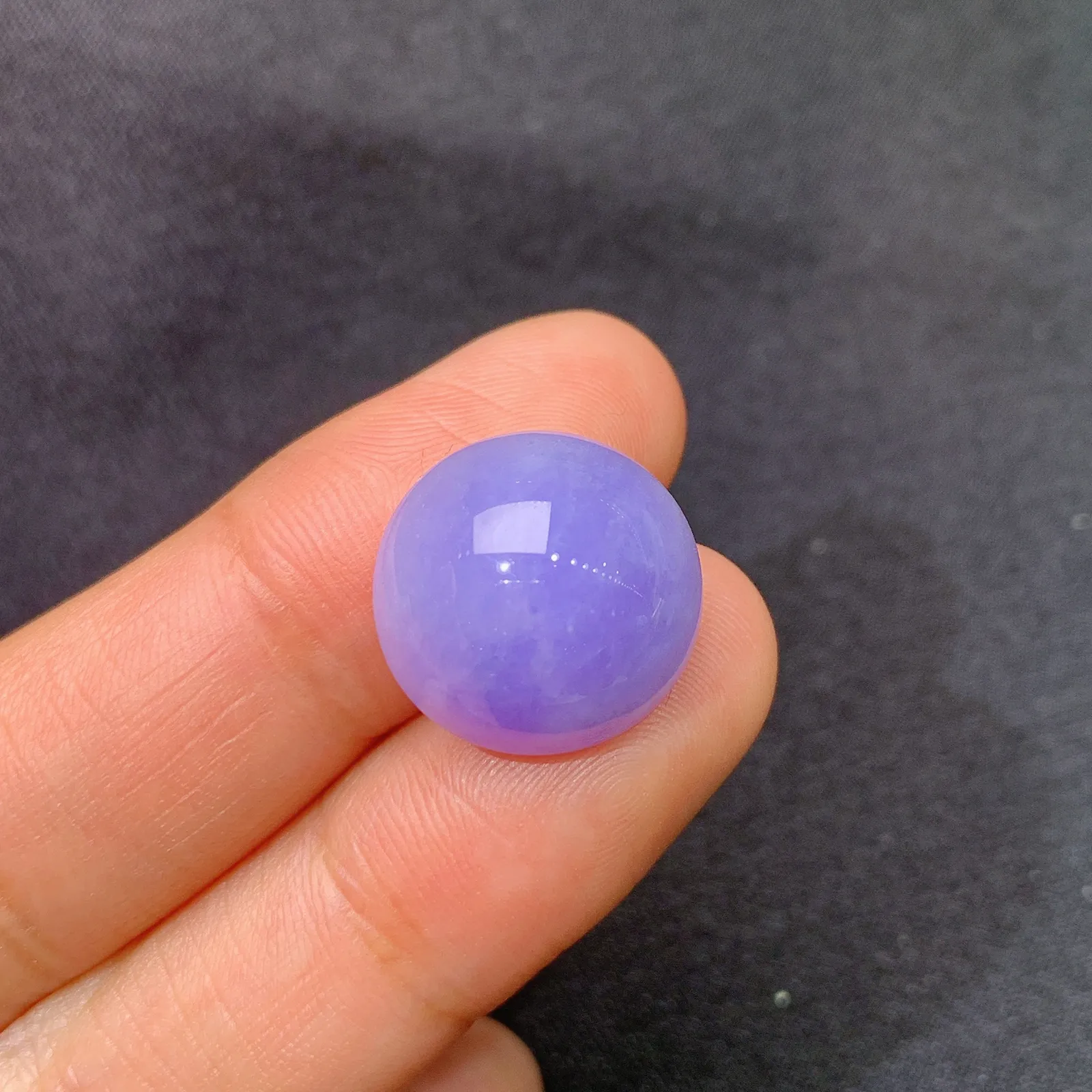 紫罗兰蛋面，镶嵌佳品，温润细腻，颜色浓郁，Xili 尺寸15.1*14.9*9.3