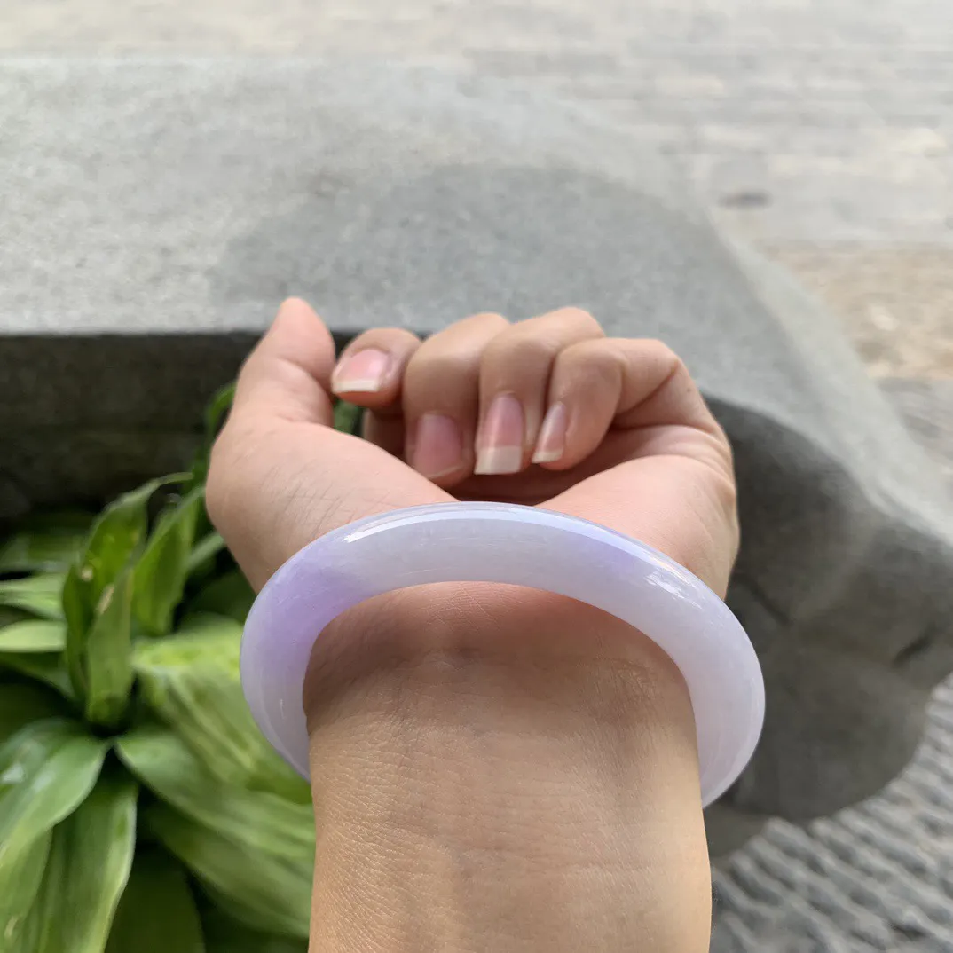 圈口54-9.3 【紫罗兰圆条手镯】圆条54 55可戴