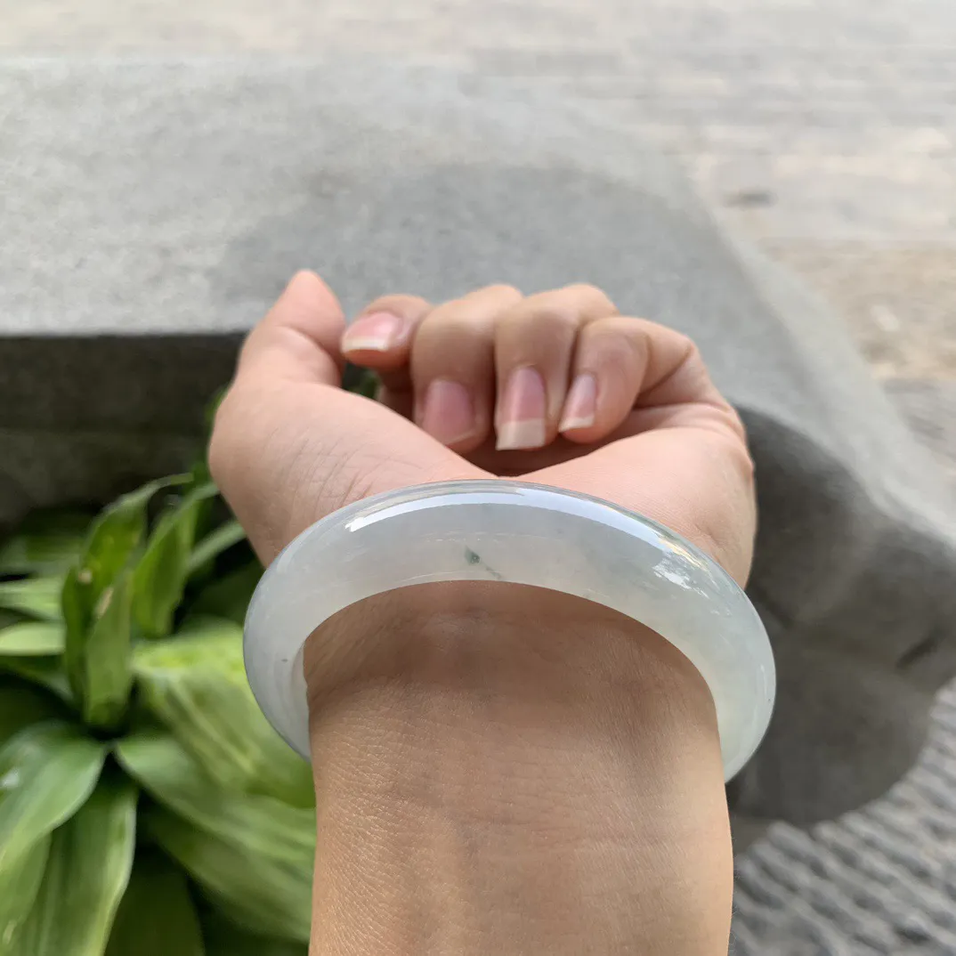 圈口54.3-12.3-7.7 【冰正圈手镯】正圈54 55可戴