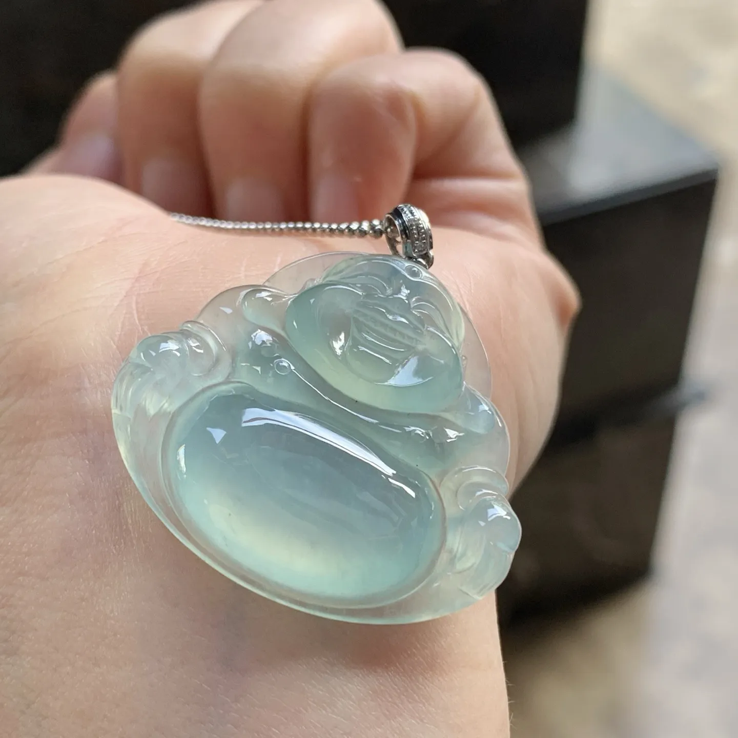 金扣晴水佛公^_^清新冰透