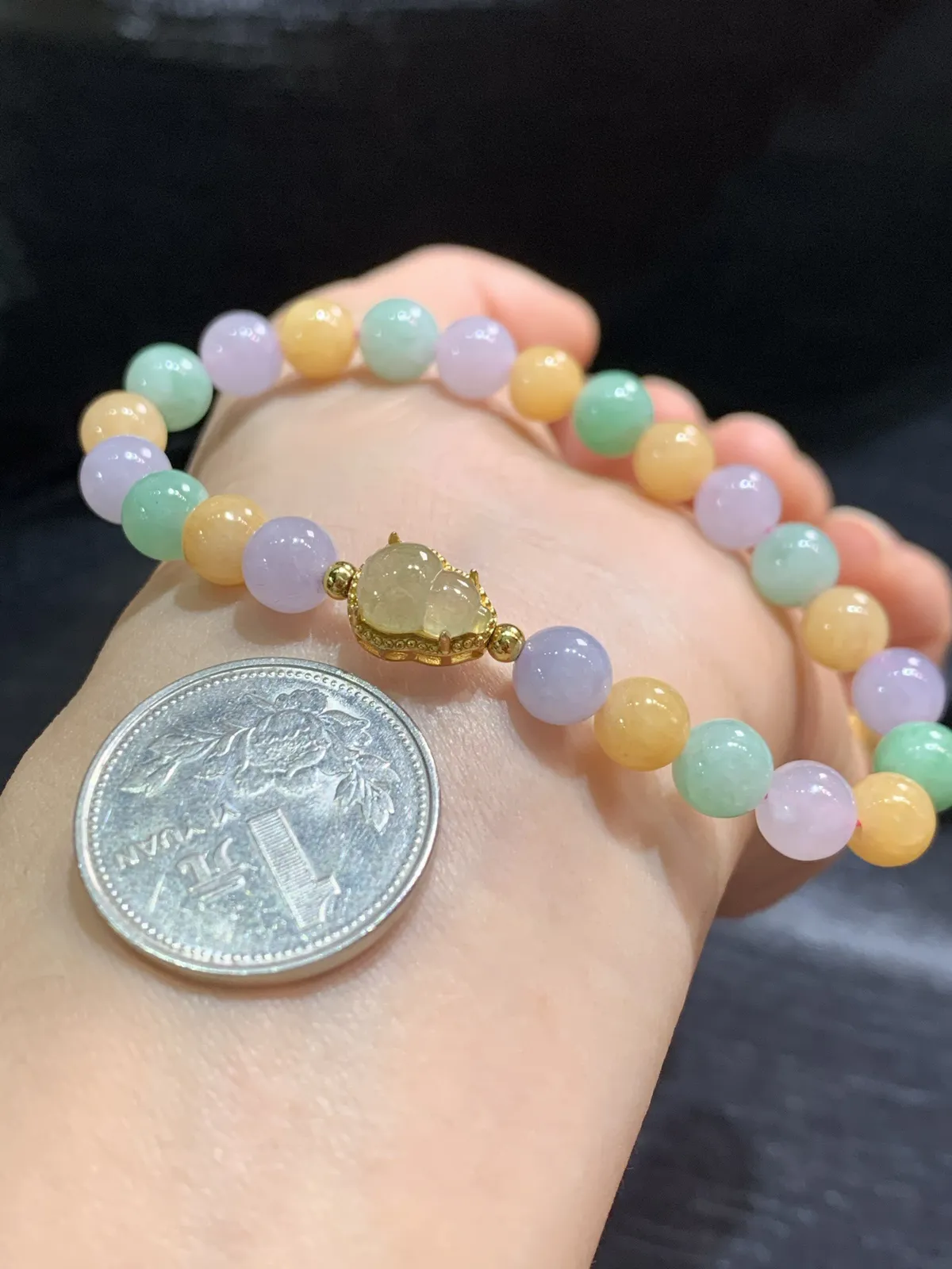 多宝手串，上手超美~