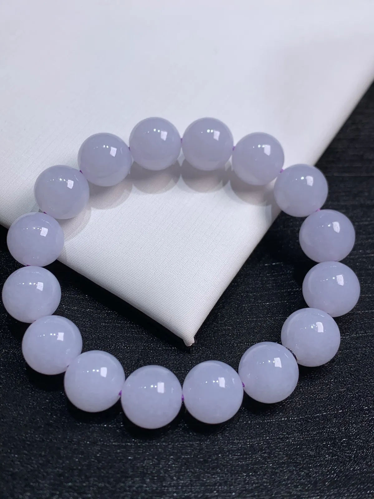 紫罗兰手串，上手超美~