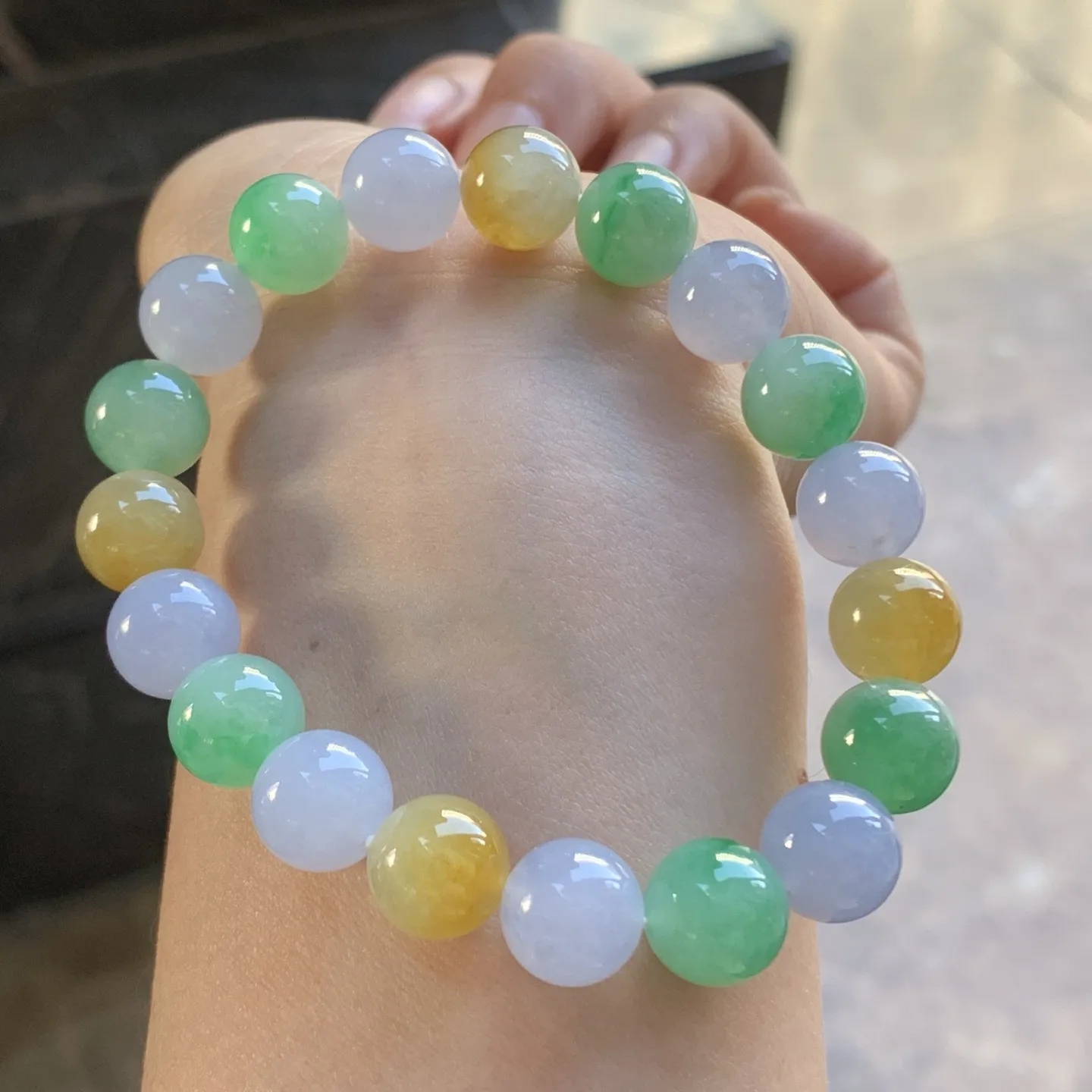 多彩糖果色手串^_^清新 细腻 水润