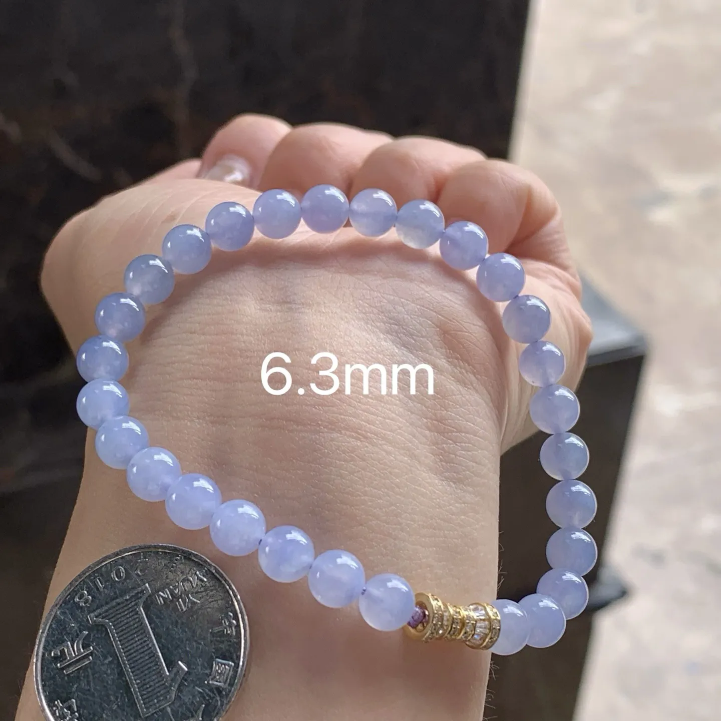 糯冰紫春手串
小清新～