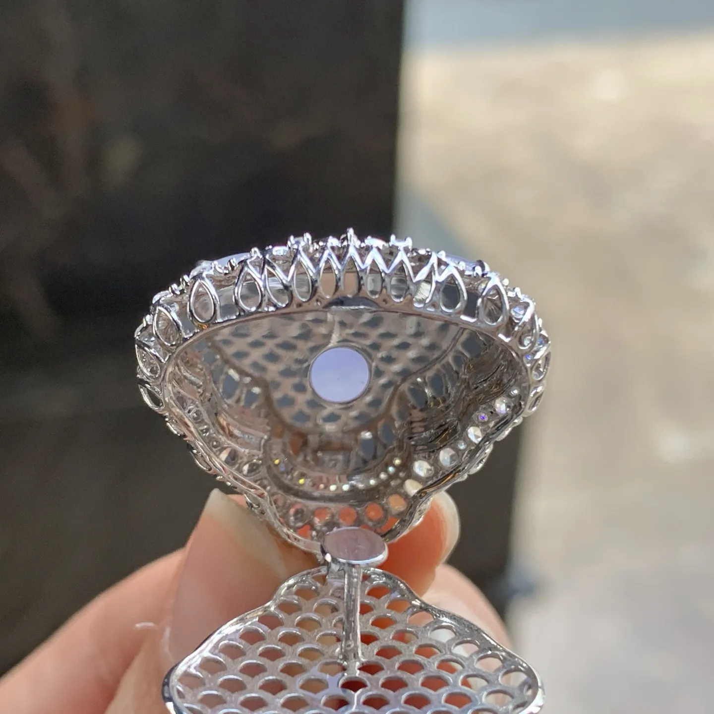 金钻镶嵌冰紫佛公^_^清新 鲜艳均匀