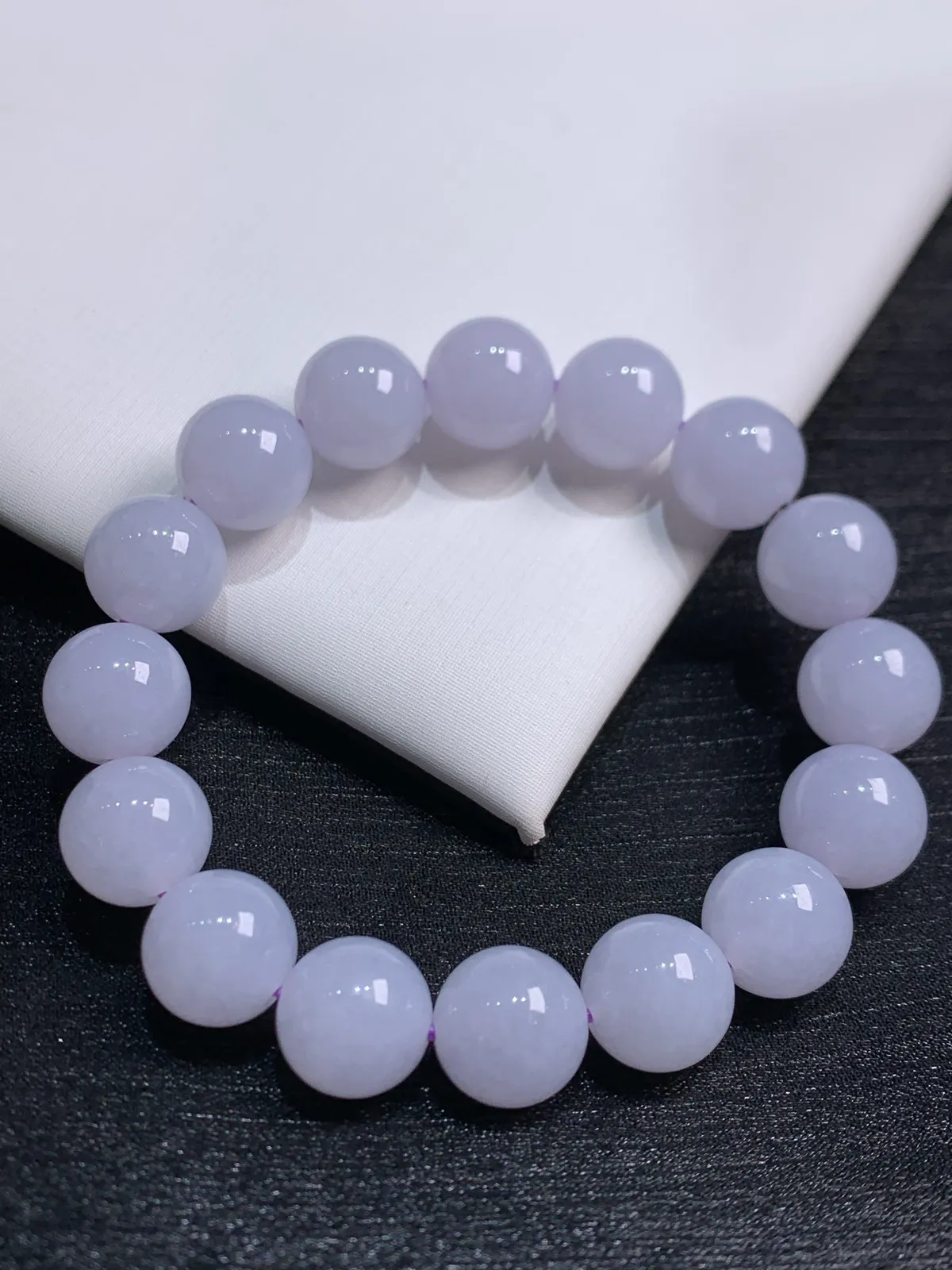 紫罗兰手串，上手超美~