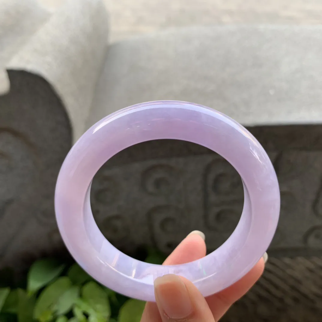 圈口55.7-13.8-10.6 【满紫正圈手镯】正圈55 56可戴