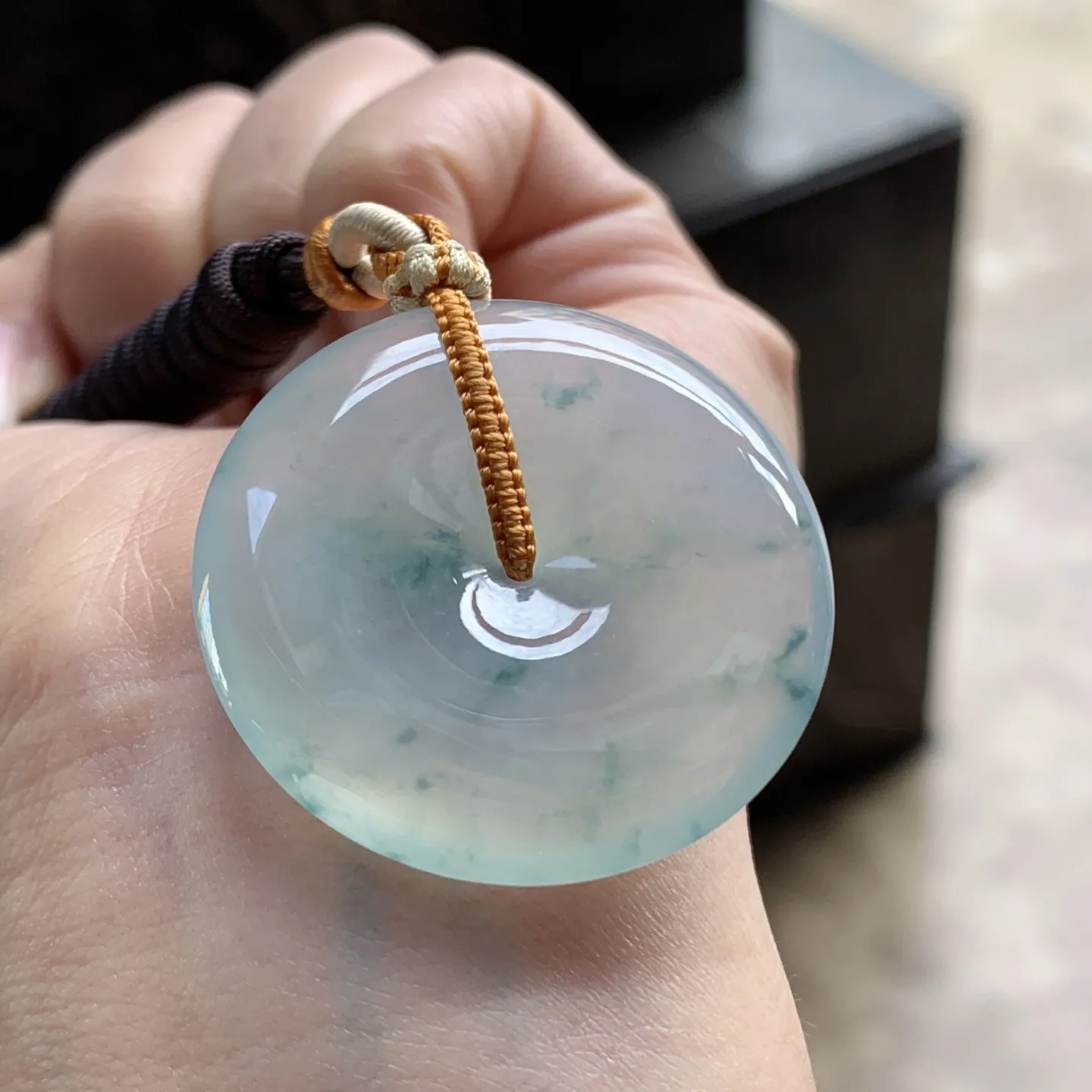 蓝花平安扣^_^飘花灵韵