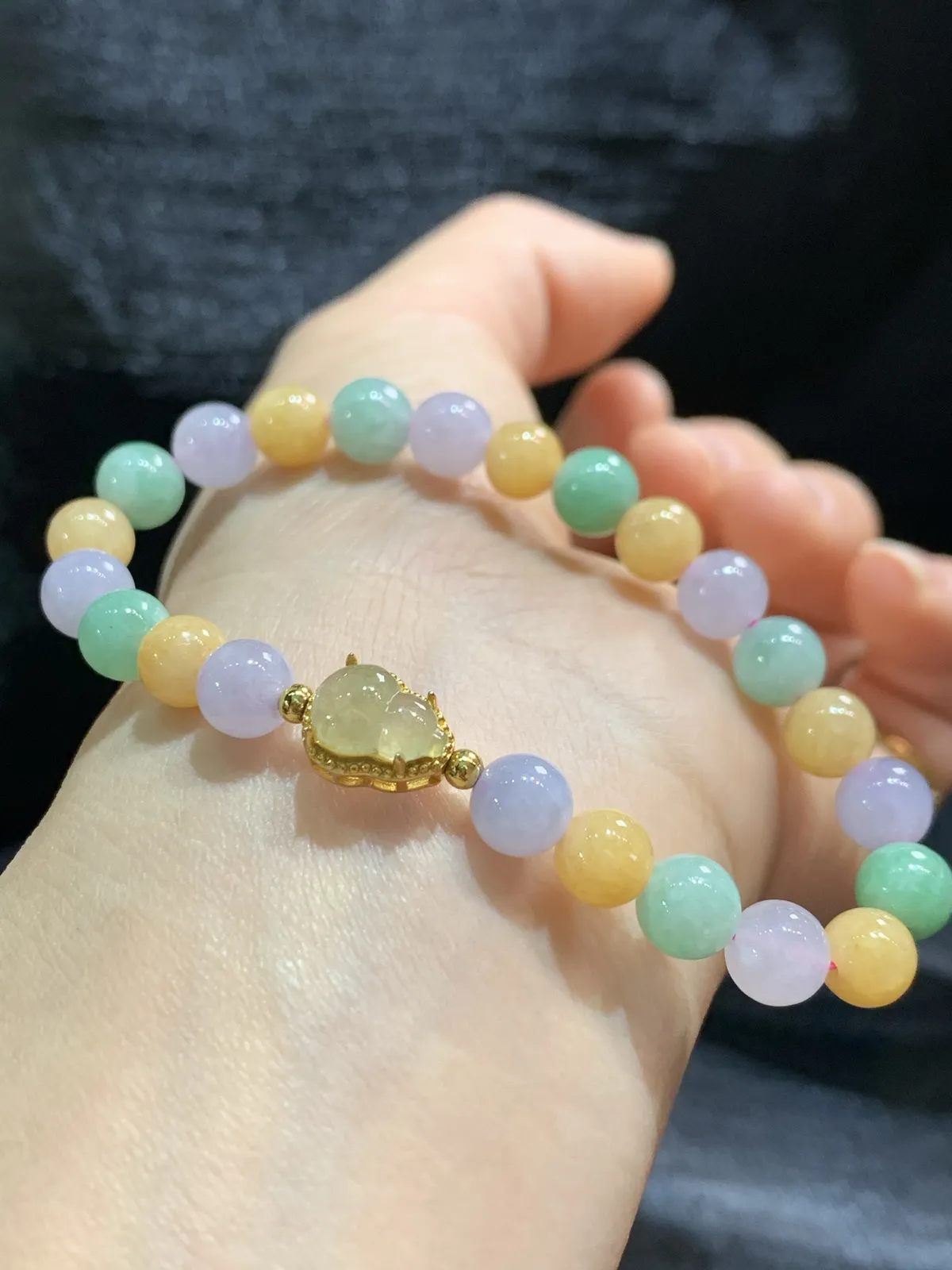 多宝手串，上手超美~