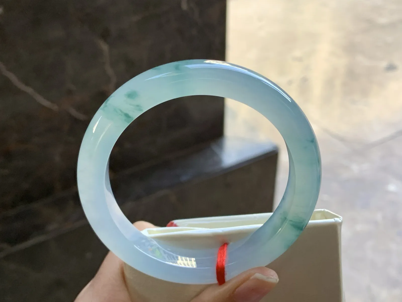 57.5-12.5-9

冰种蓝花手镯^_^清新