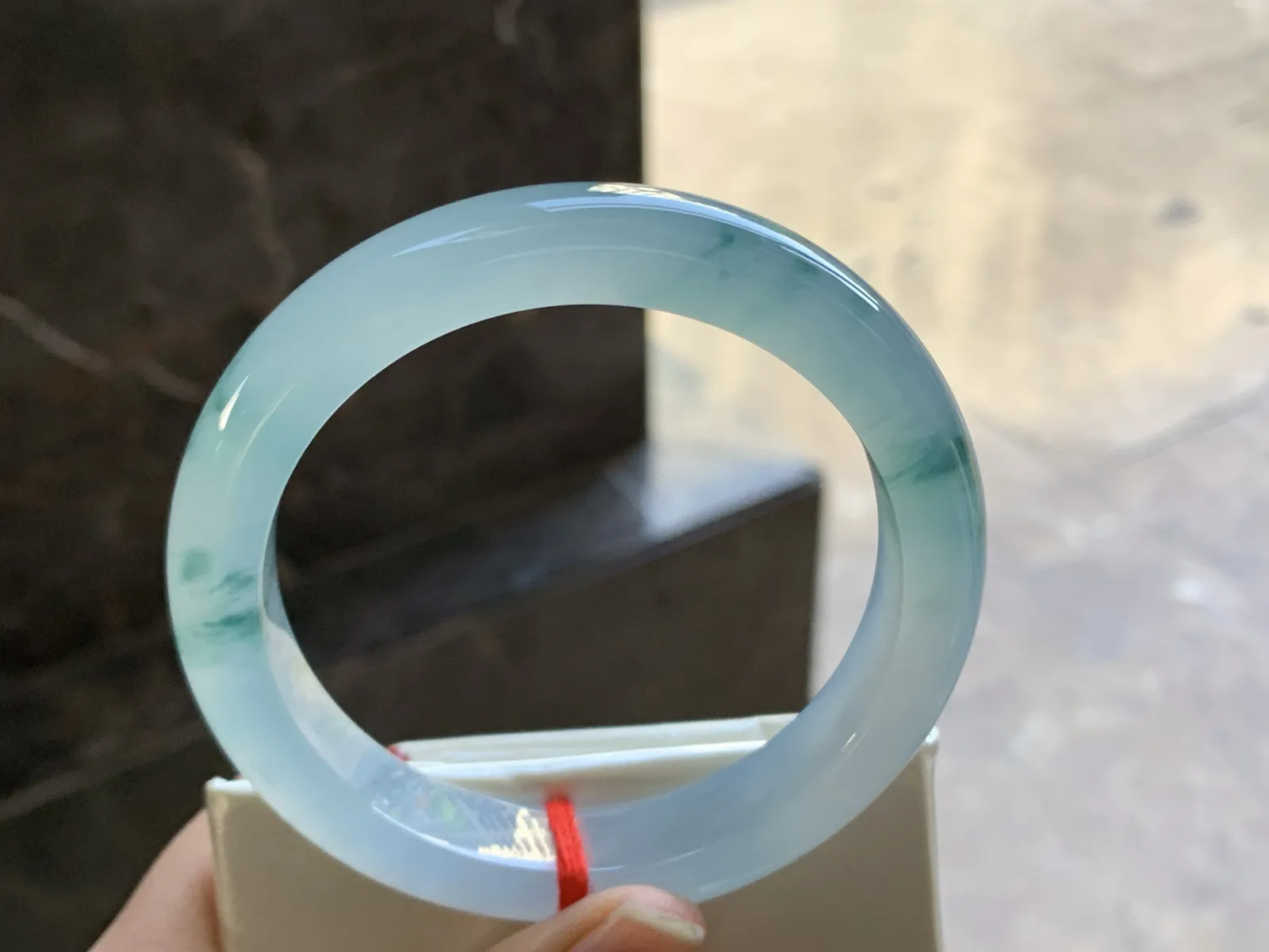 57.5-12.5-9

冰种蓝花手镯^_^清新